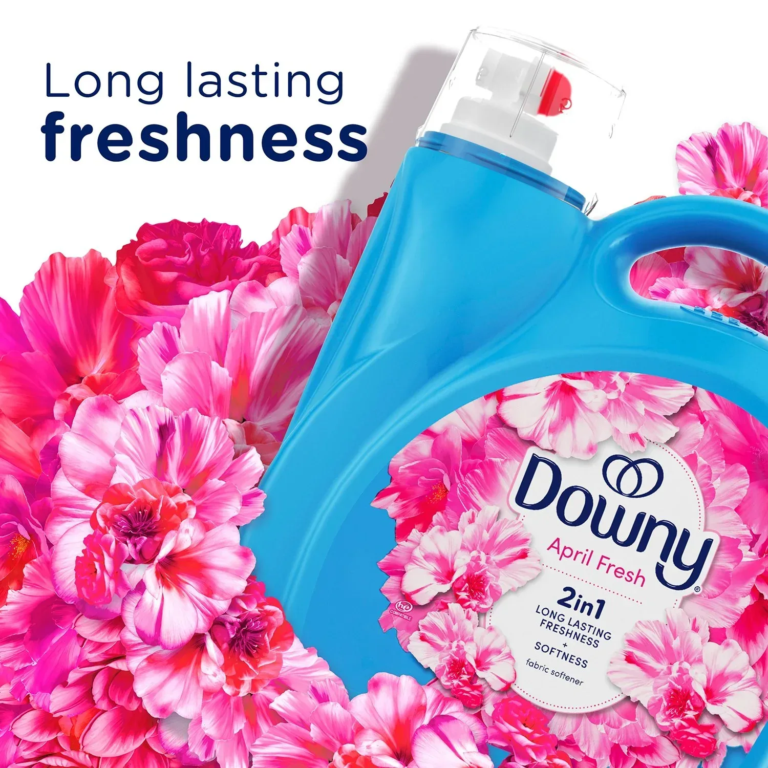 Downy Soft & Fresh Liquid Fabric Softener, April Fresh, 257 loads, 150 fl. oz. - Image 5