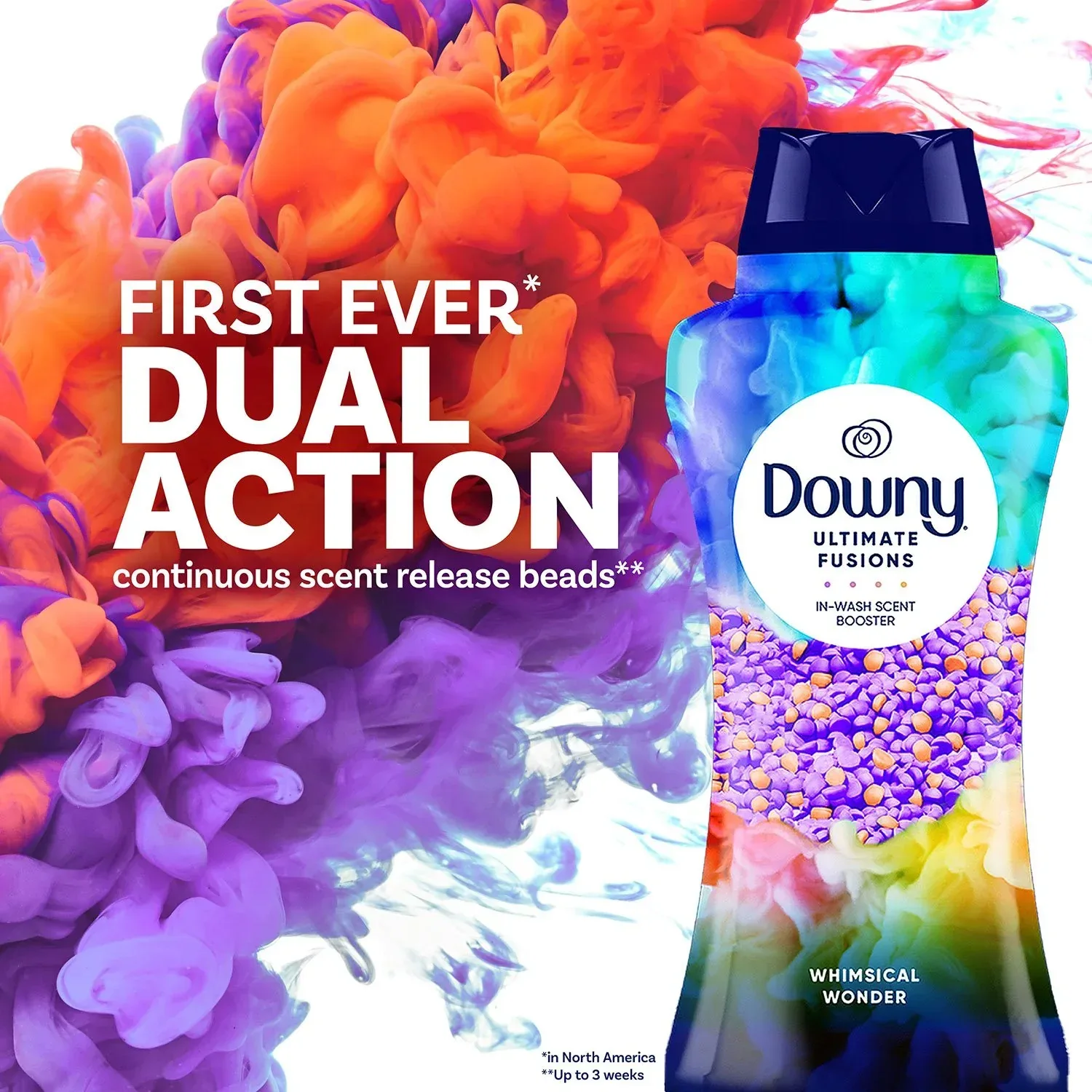 Downy Ultimate Fusions In-Wash Scent Booster Beads, Whimsical Wonder, 24.5 oz. - Image 4