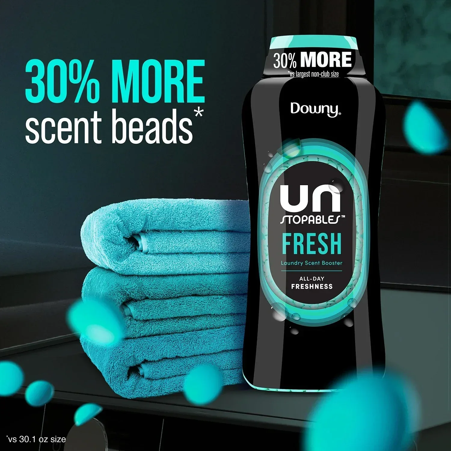 Downy Unstopables In-Wash Laundry Scent Booster Beads, Fresh, 39.9 oz - Image 5