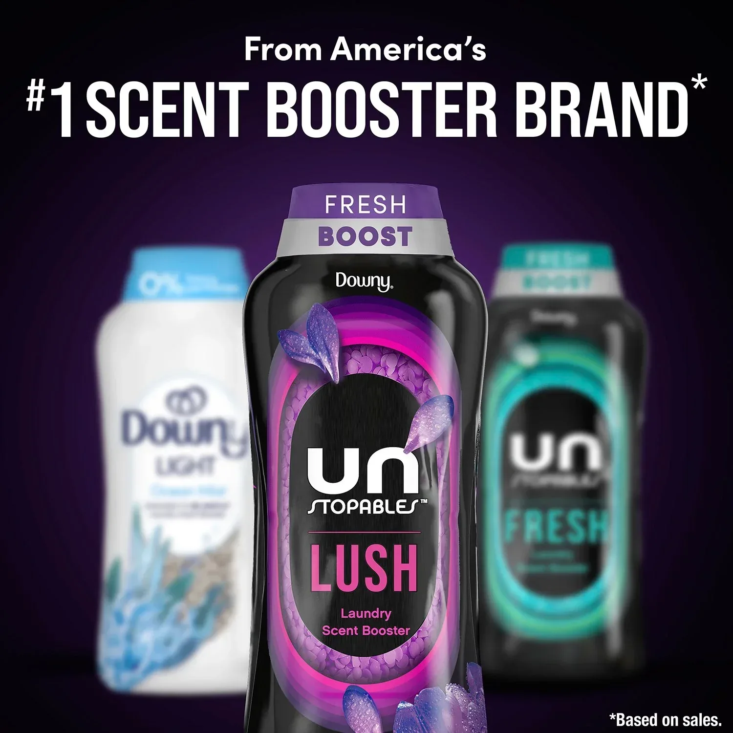 Downy Unstopables In-Wash Laundry Scent Booster Beads, Lush, 39.9 oz - Image 10
