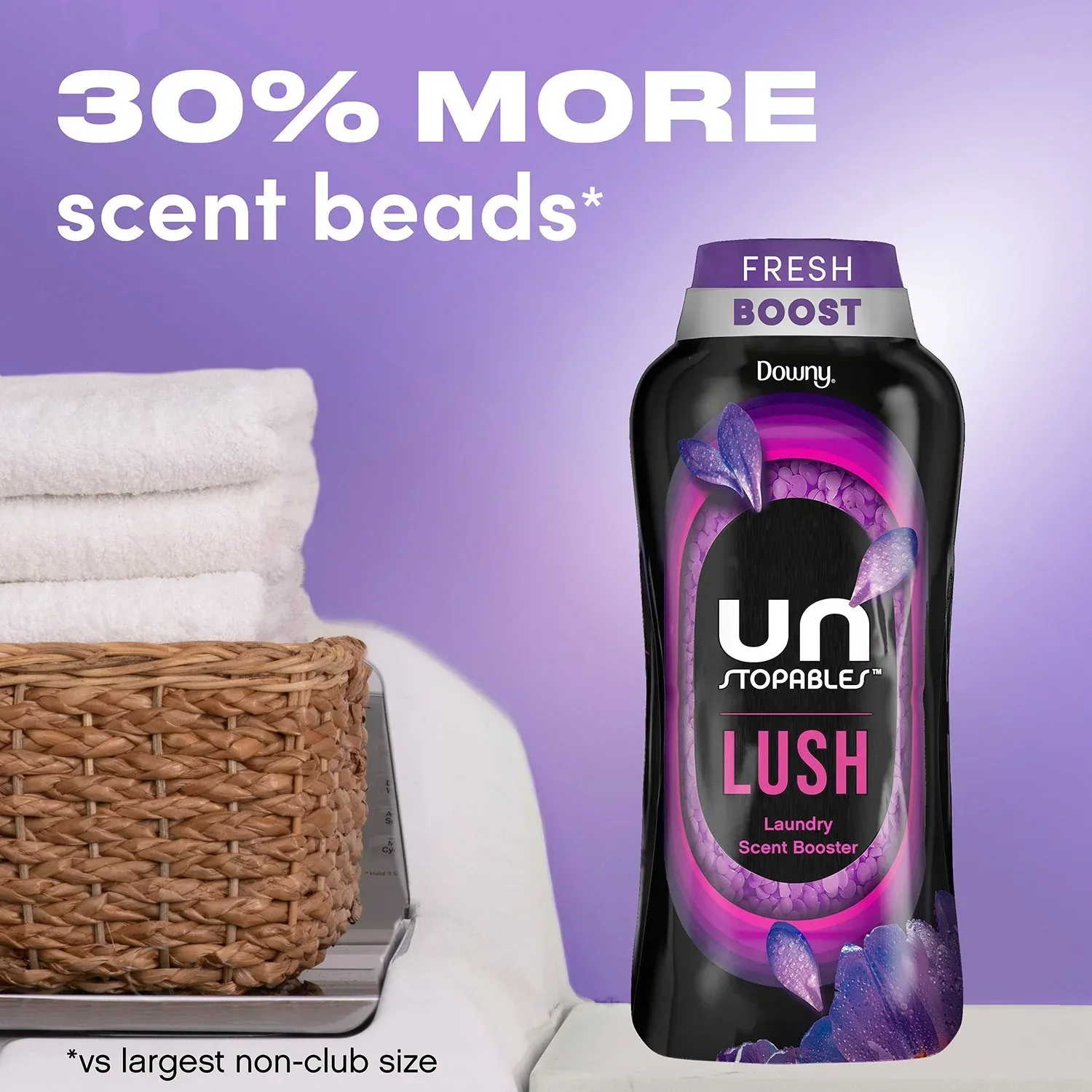Downy Unstopables In-Wash Laundry Scent Booster Beads, Lush, 39.9 oz - Image 5