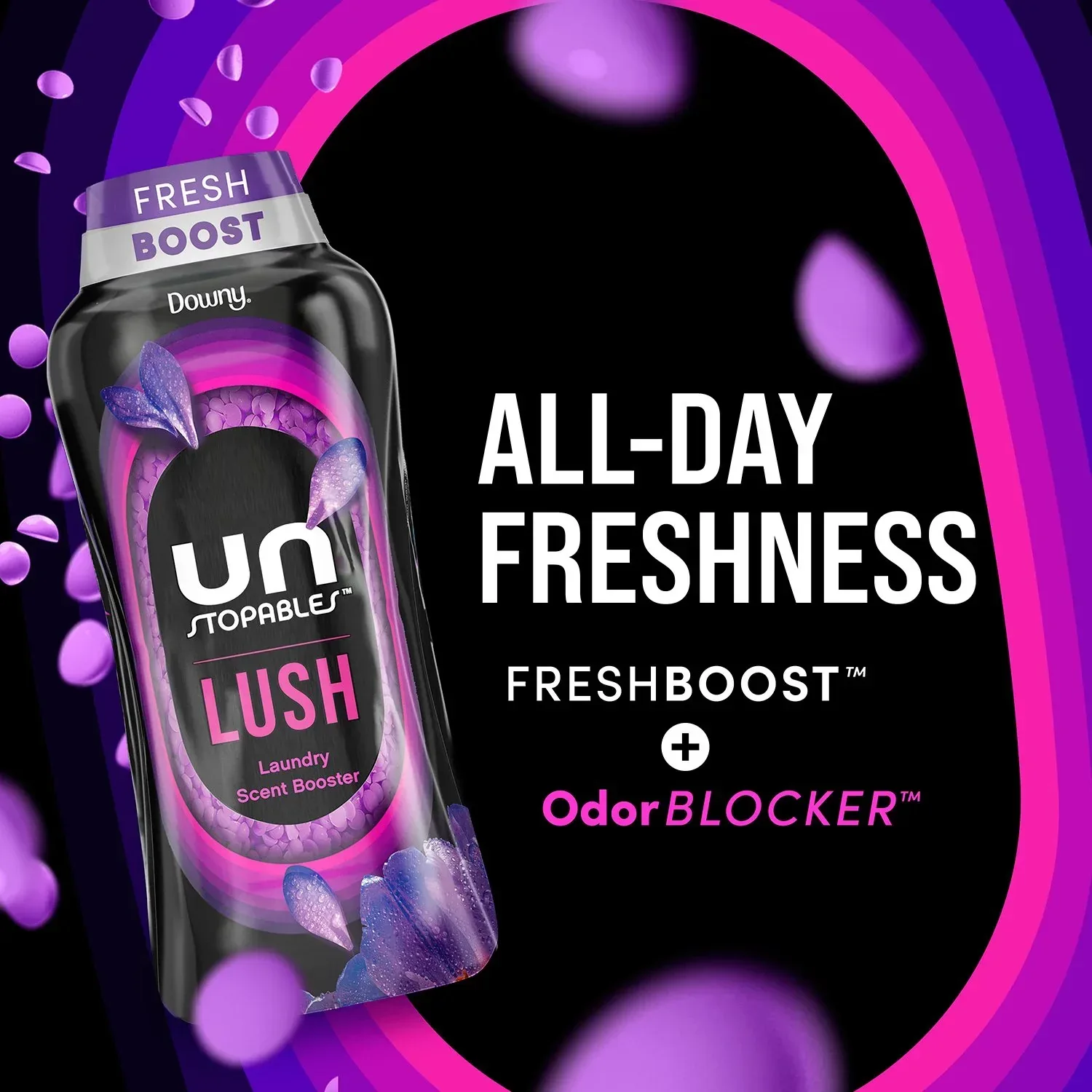 Downy Unstopables In-Wash Laundry Scent Booster Beads, Lush, 39.9 oz - Image 6