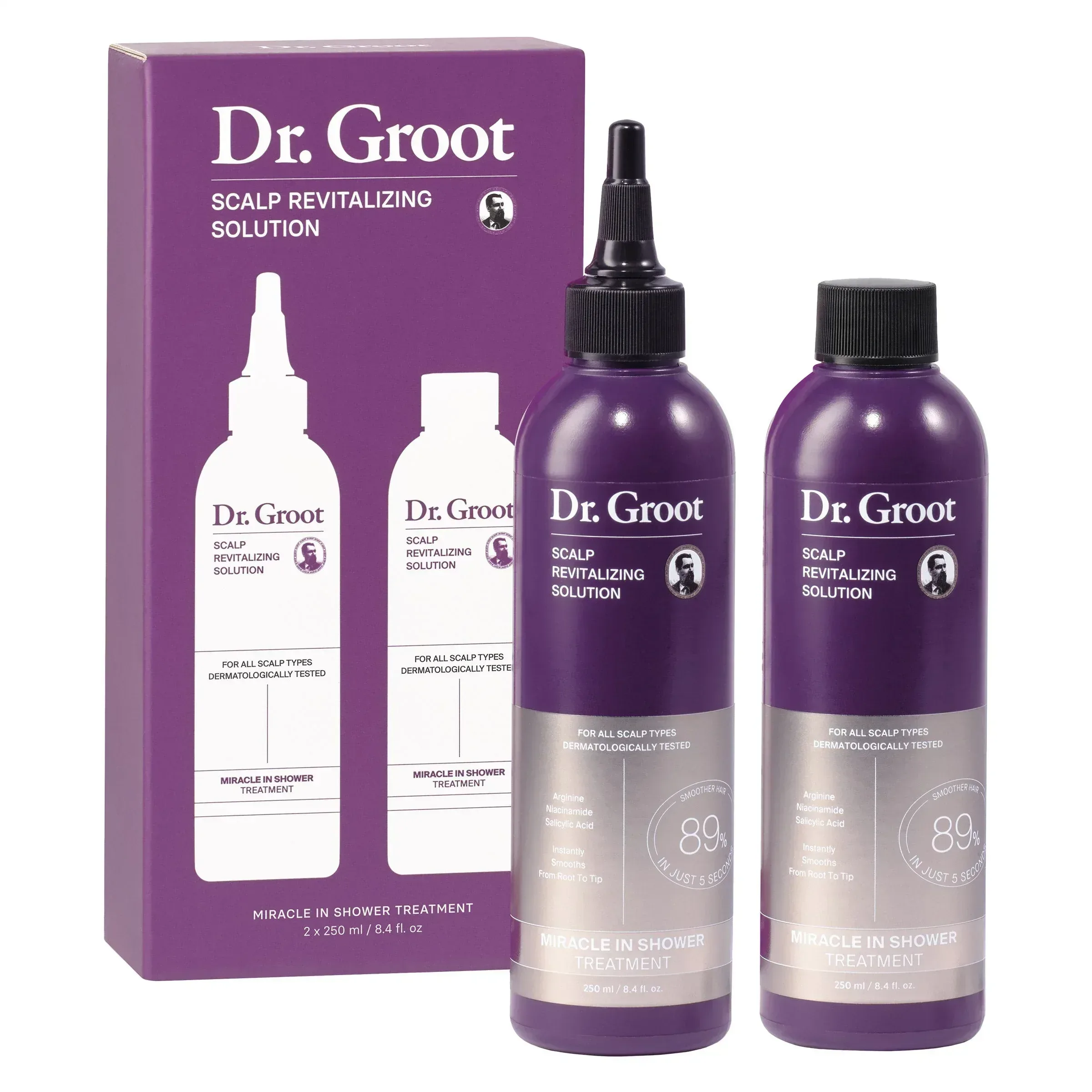 Dr. Groot Scalp Revitalizing Solution, 8.4 fl oz, 2-pack