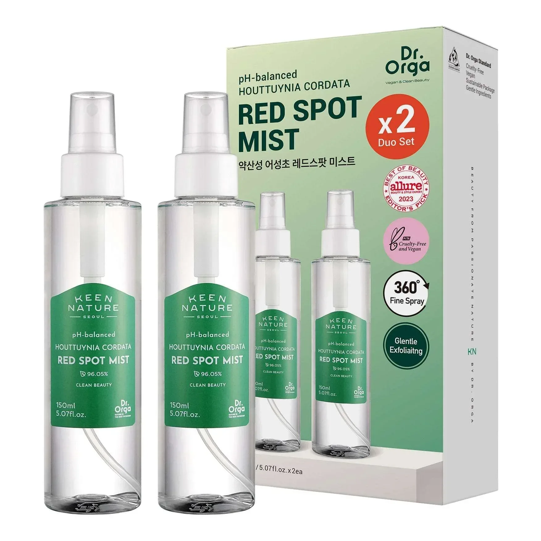 Dr. Orga Red Spot Mist, 5.07 fl oz, 2-pack - Image 3