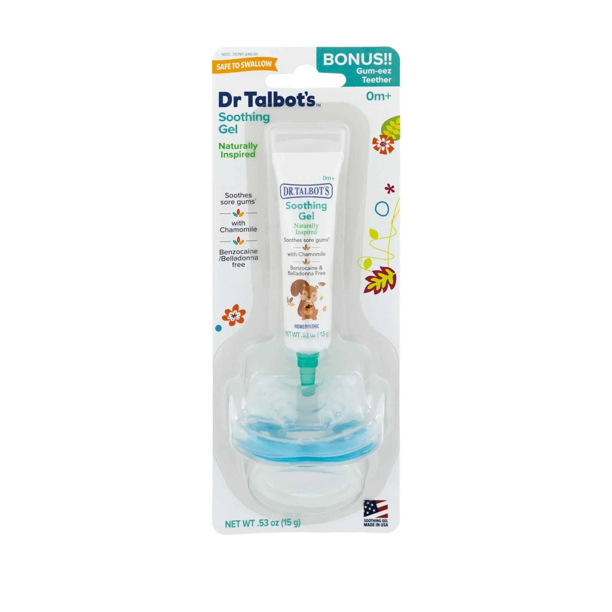 Dr. Talbot's Soothing Gel and Gum-eez Teether for Teething Infants, 0.53 oz Gel - Image 5