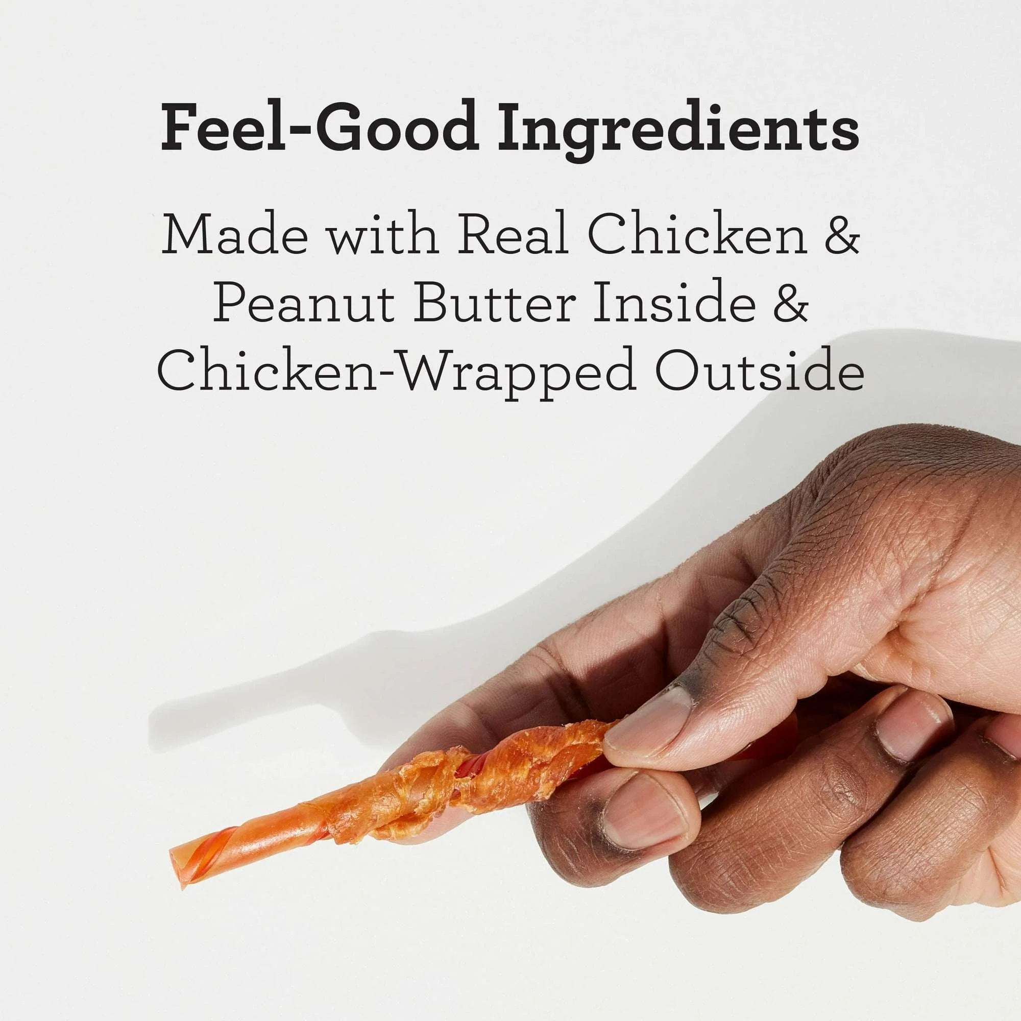 DreamBone Twists Wrapped With Chicken, Made With Real Peanut Butter, No-Rawhide Chews For Dogs, 36 Sticks - Image 9