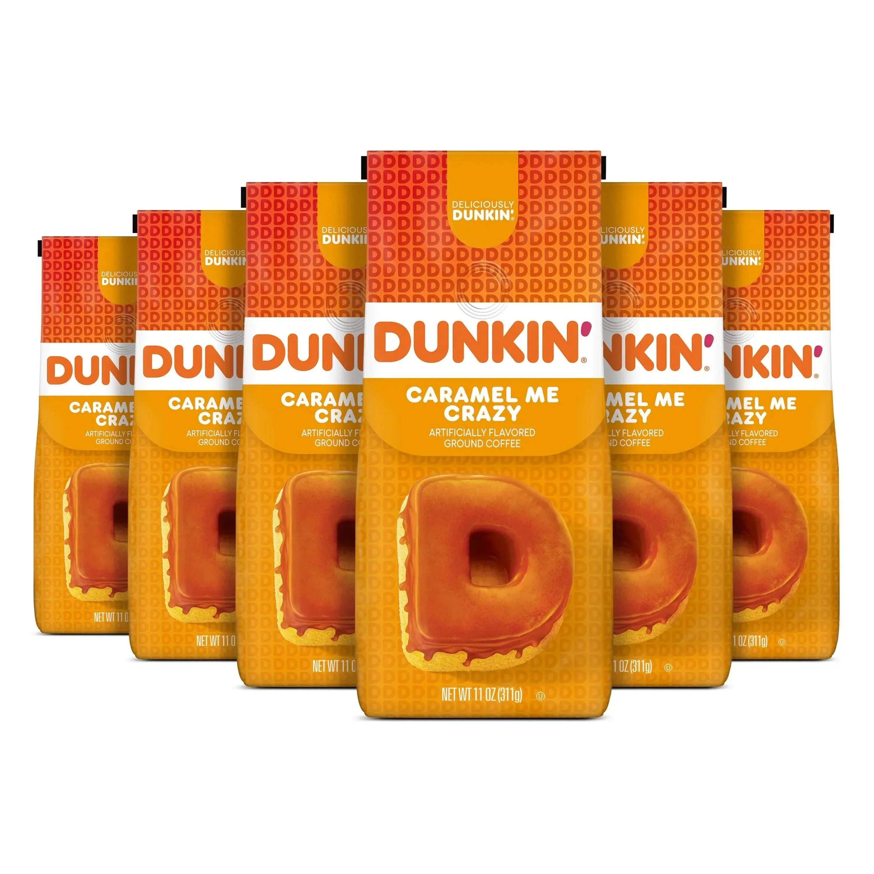 Dunkin’ Caramel Me Crazy Ground Coffee, 11 oz - Image 13