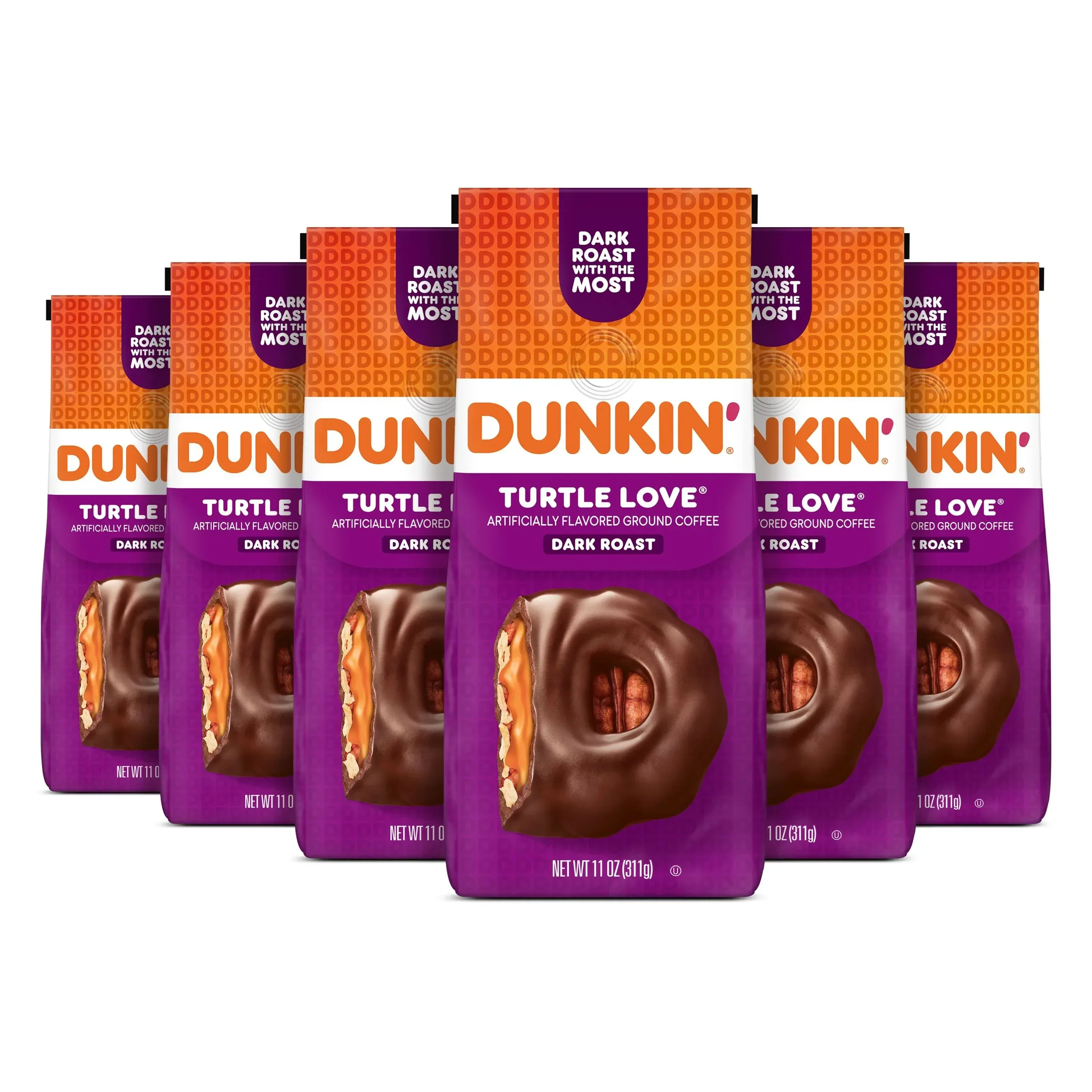 Dunkin’ Caramel Me Crazy Ground Coffee, 11 oz - Image 27