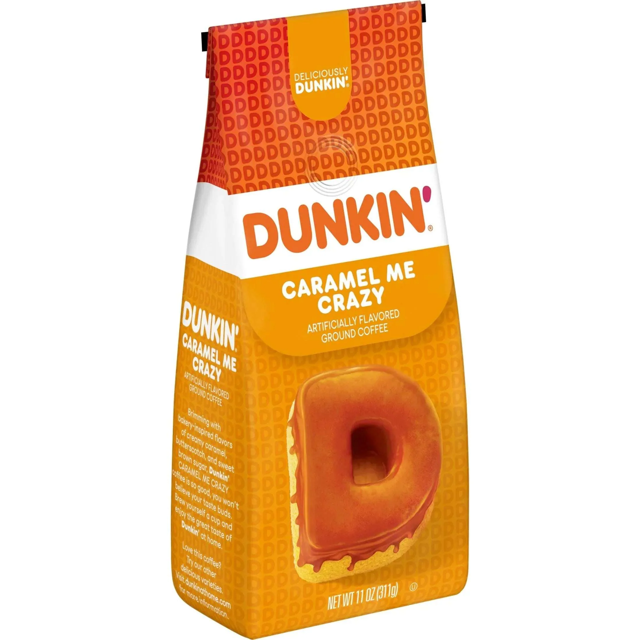 Dunkin’ Caramel Me Crazy Ground Coffee, 11 oz - Image 4