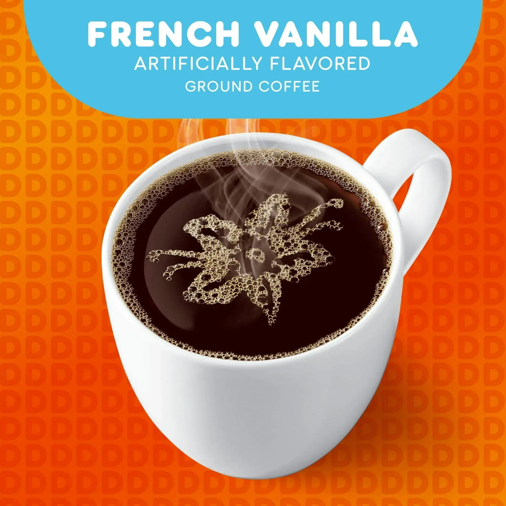 Dunkin’ French Vanilla Artificially Flavored Coffee, Ground Coffee, 12 oz Bag - Image 4