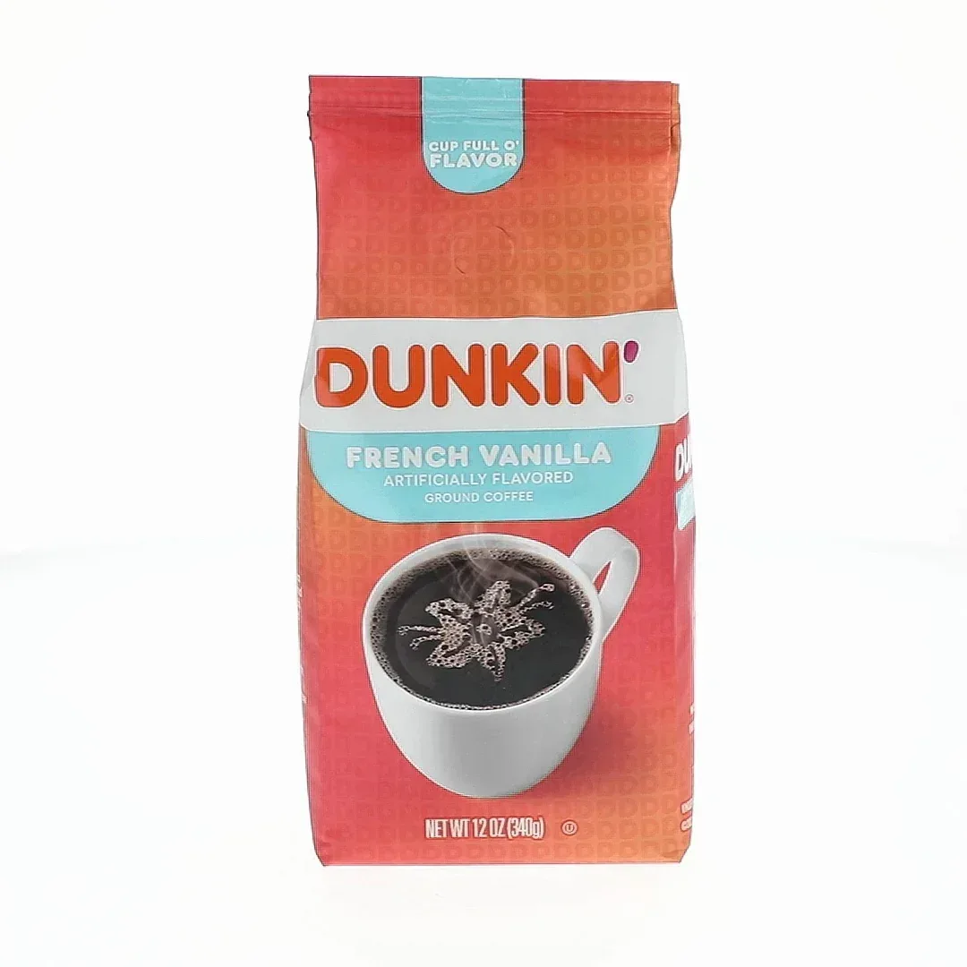 Dunkin’ French Vanilla Artificially Flavored Coffee, Ground Coffee, 12 oz Bag - Image 7