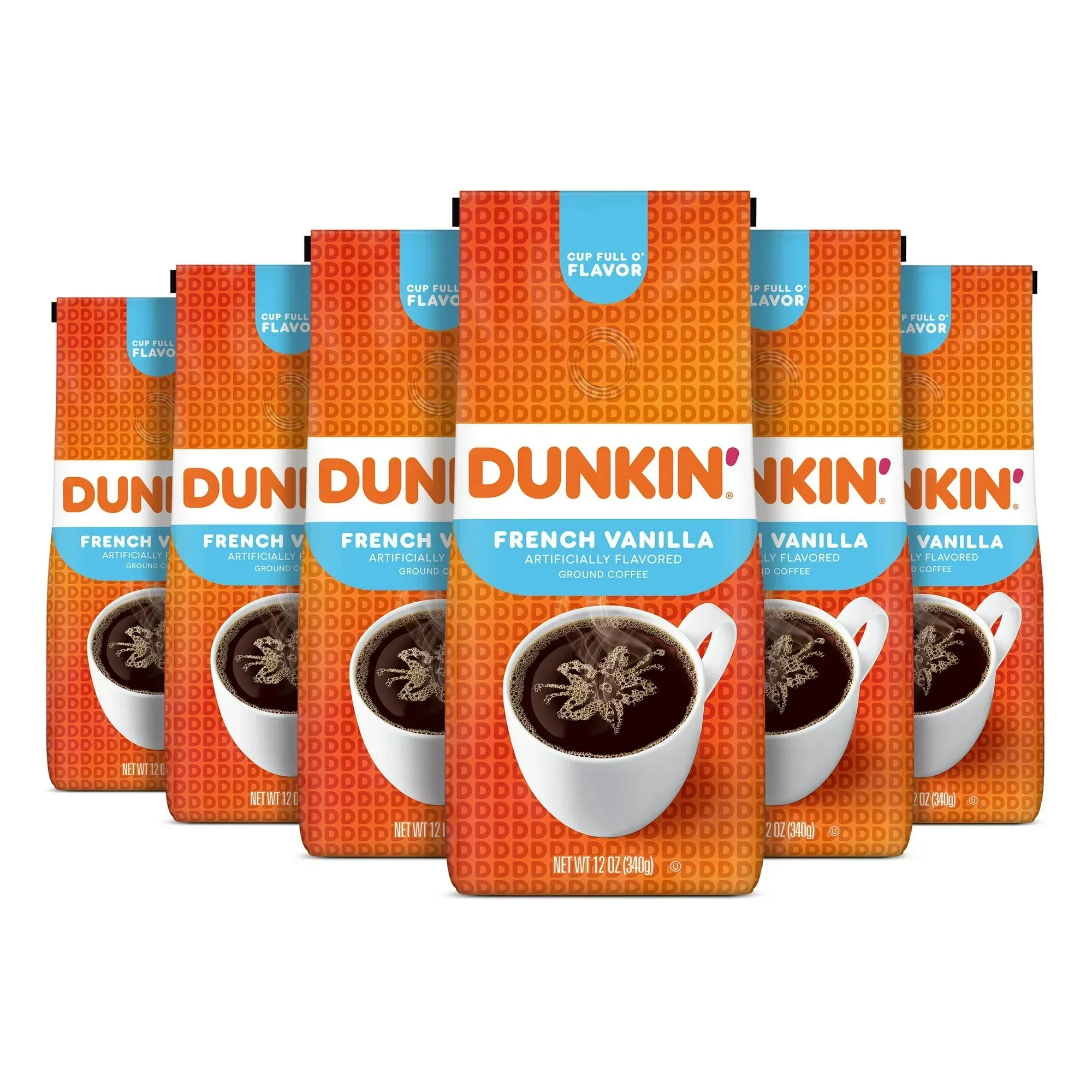 Dunkin’ French Vanilla Artificially Flavored Coffee, Ground Coffee, 12 oz Bag - Image 8