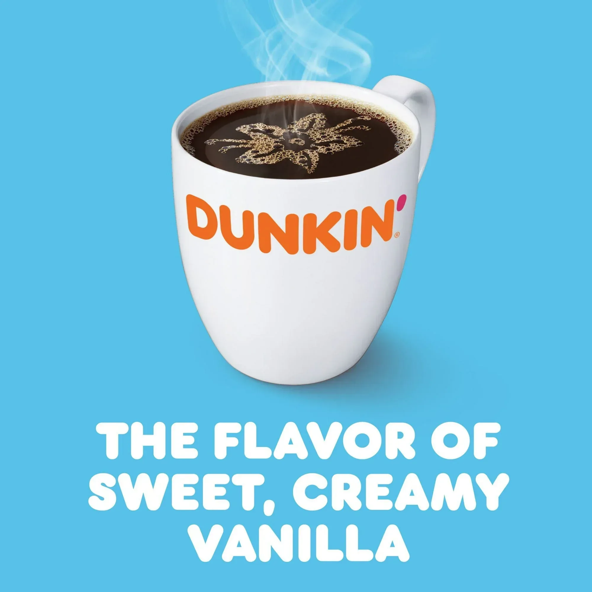 Dunkin’ French Vanilla Artificially Flavored Ground Coffee, 18 oz Bag - Image 5