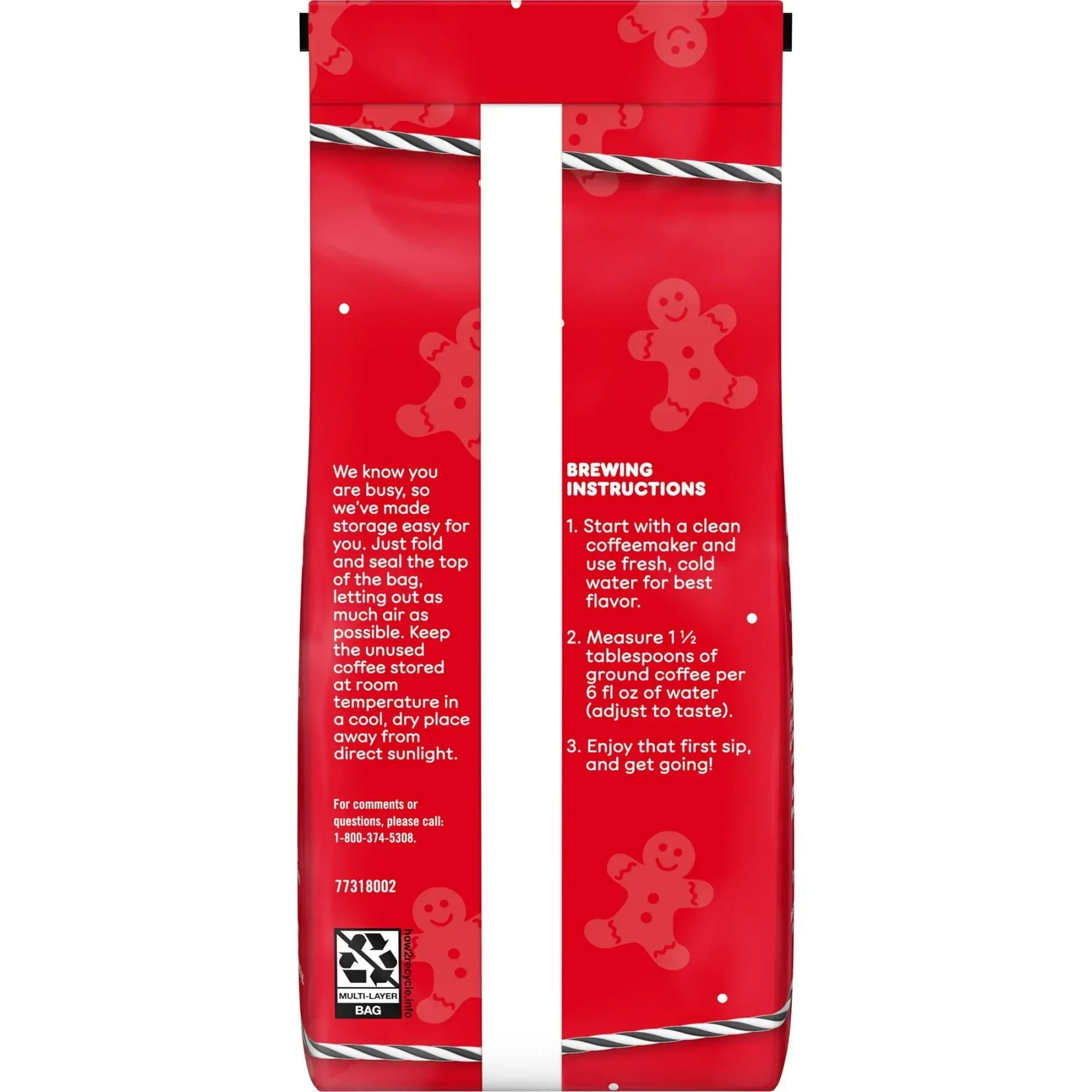 Dunkin’ Gingerbread Artificially Flavored Coffee, Ground Coffee, 11 oz Bag - Image 10