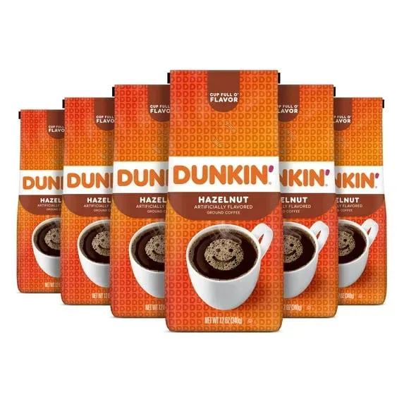 Dunkin' Hazelnut Flavored Ground Coffee, 12 oz - Image 7