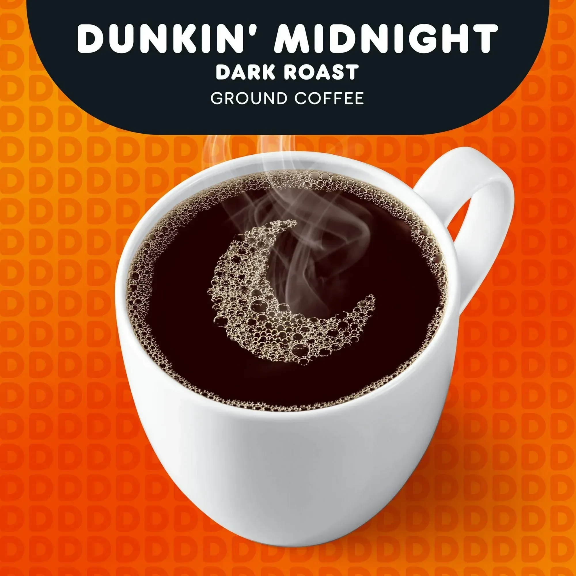 Dunkin’ Midnight Dark Roast Ground Coffee, 11 oz Bag - Image 2