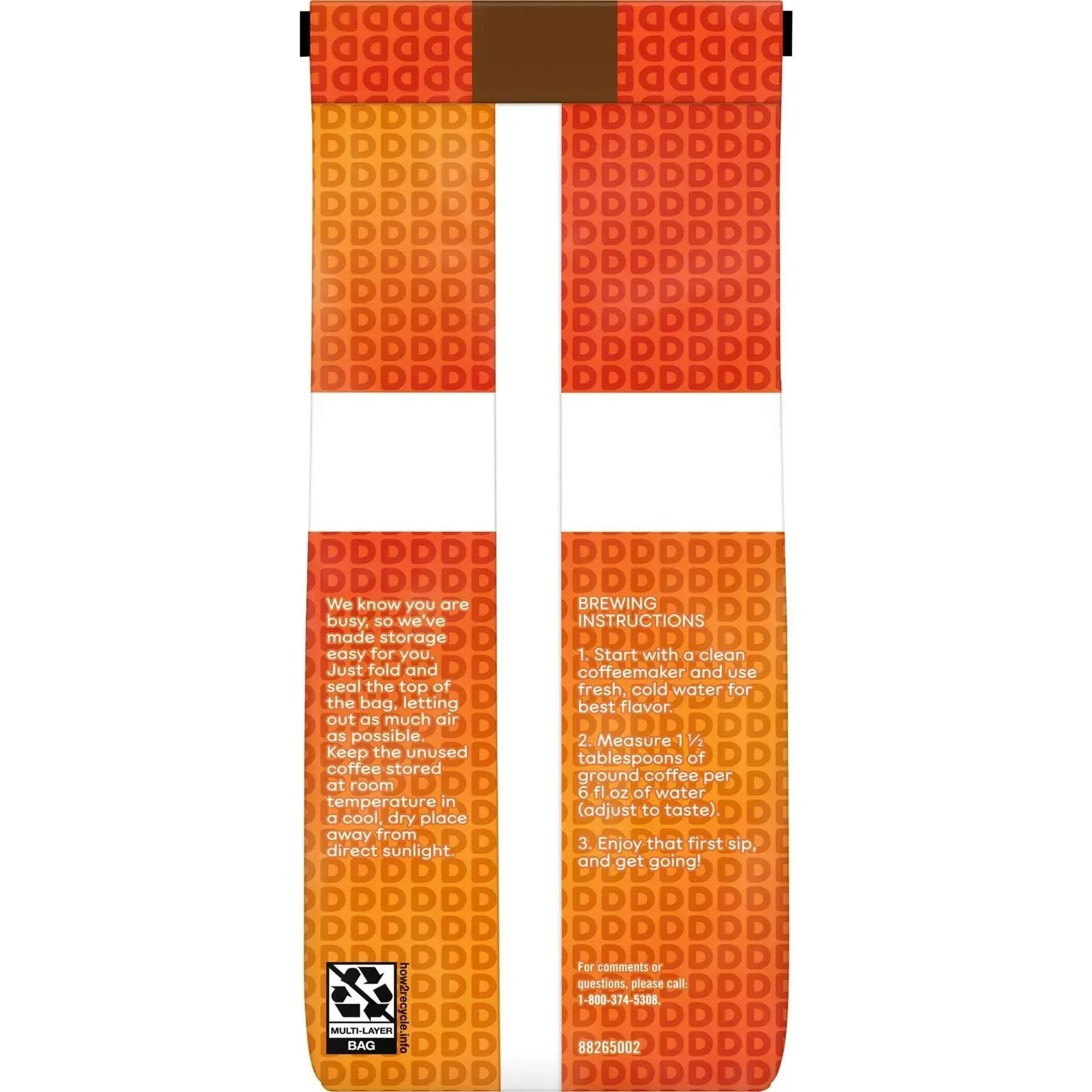 Dunkin’ Original Blend Medium Roast Ground Coffee, 12 oz Bag - Image 4