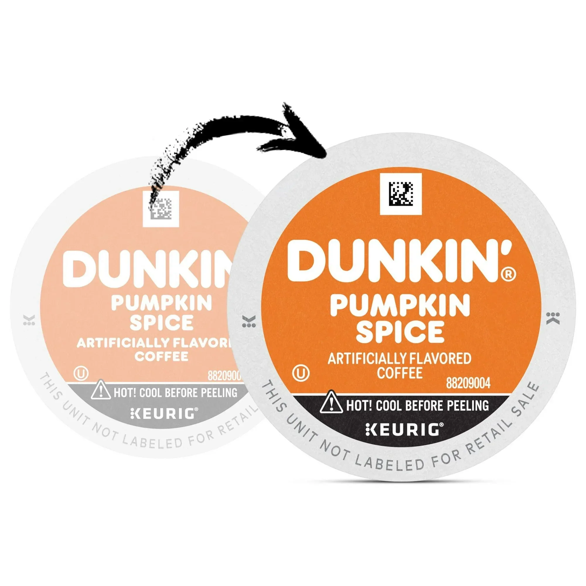 Dunkin’ Pumpkin Spice Artificially Flavored Coffee, Keurig K Cup Pods, 10 Count Box - Image 4