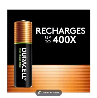 Duracell Rechargeable Value Charger with 6AA and 2 AAA NiMH Batteries - Image 3