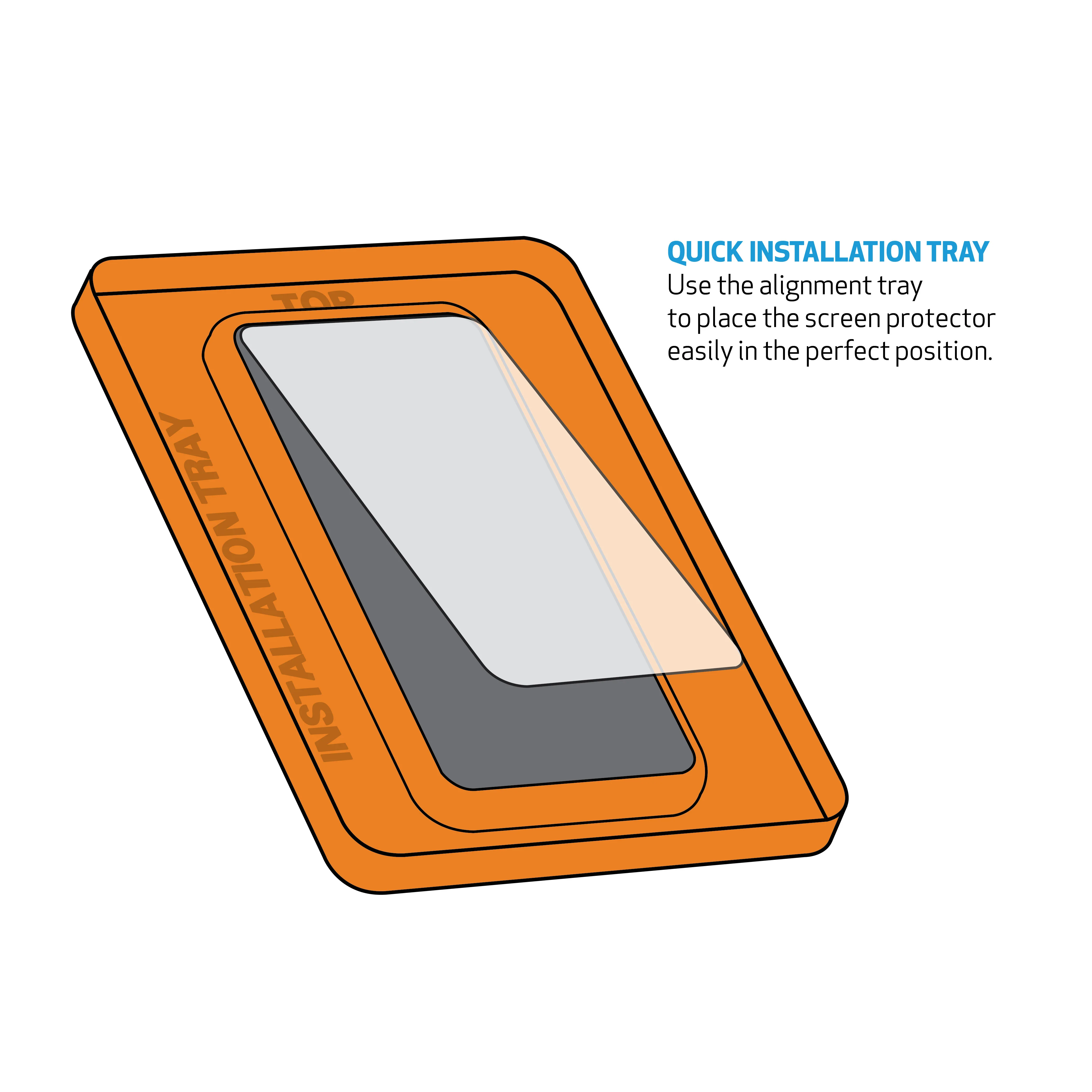 DuraGlass Tempered Glass Screen Protector with Quick Installation Tray for Samsung Galaxy A03s - Image 4