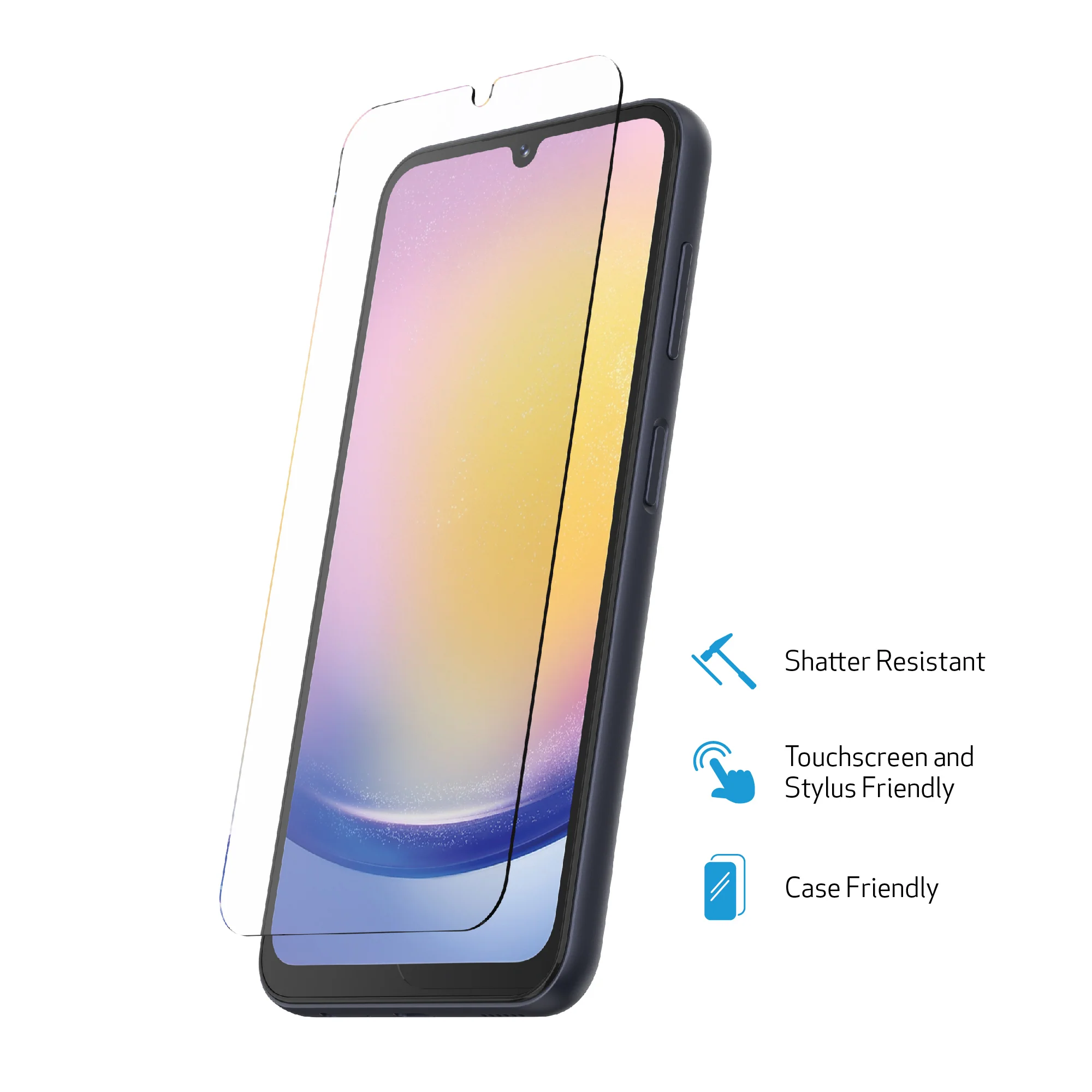 DuraGlass Tempered Glass Screen Protector with Quick Installation Tray for Samsung Galaxy A03s - Image 9