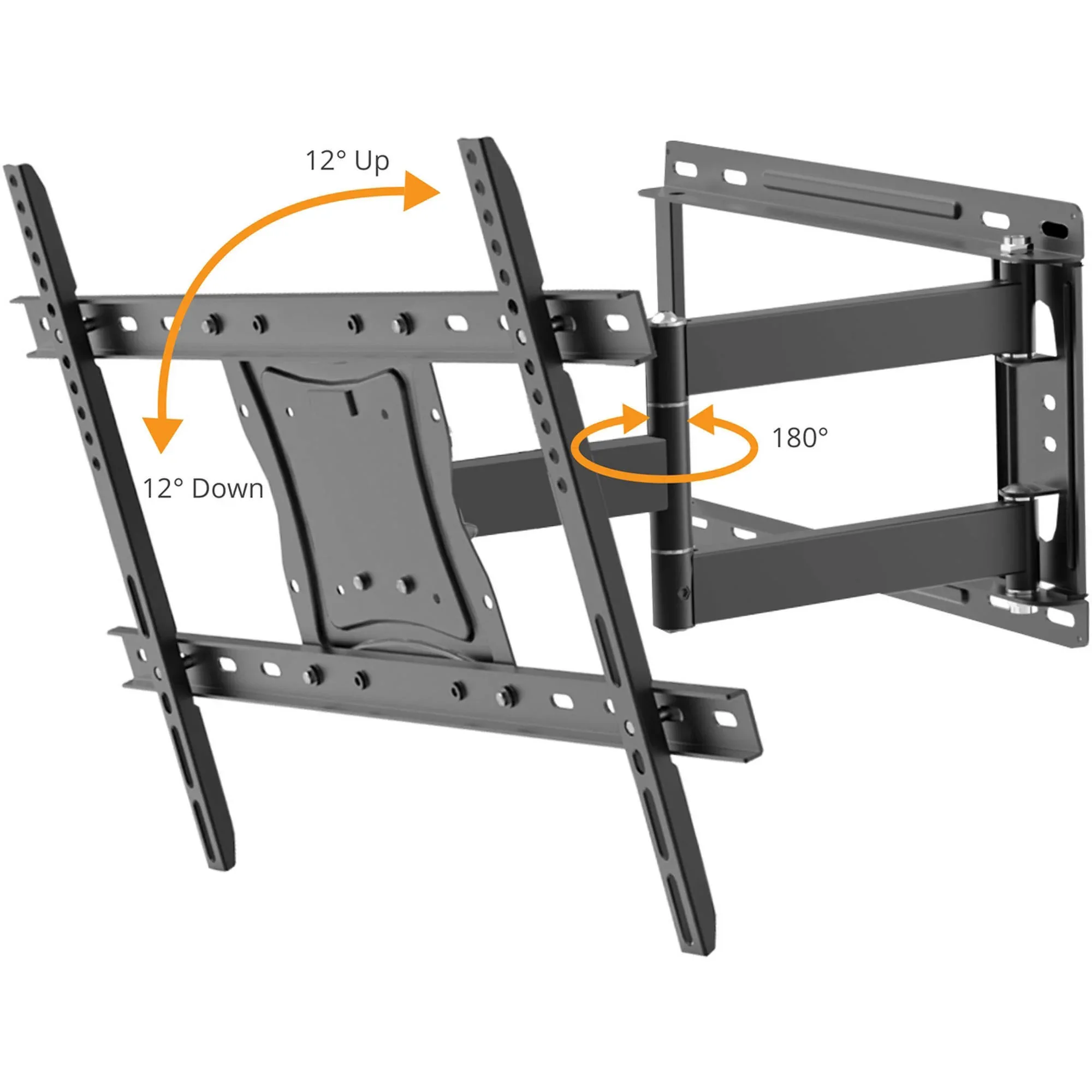 DuraPro Full-Motion Articulating, Tilt/Swivel, Universal Wall Mount Kit for 19" to 84" TVs + Bonus HDMI Cable (DRP800FN) - Image 4