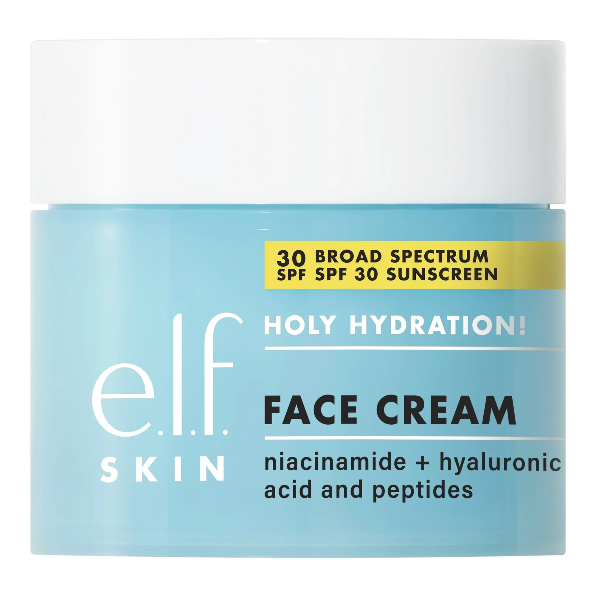 e.l.f. SKIN Holy Hydration! Face Cream Broad Spectrum SPF 30 Sunscreen, 1.7oz