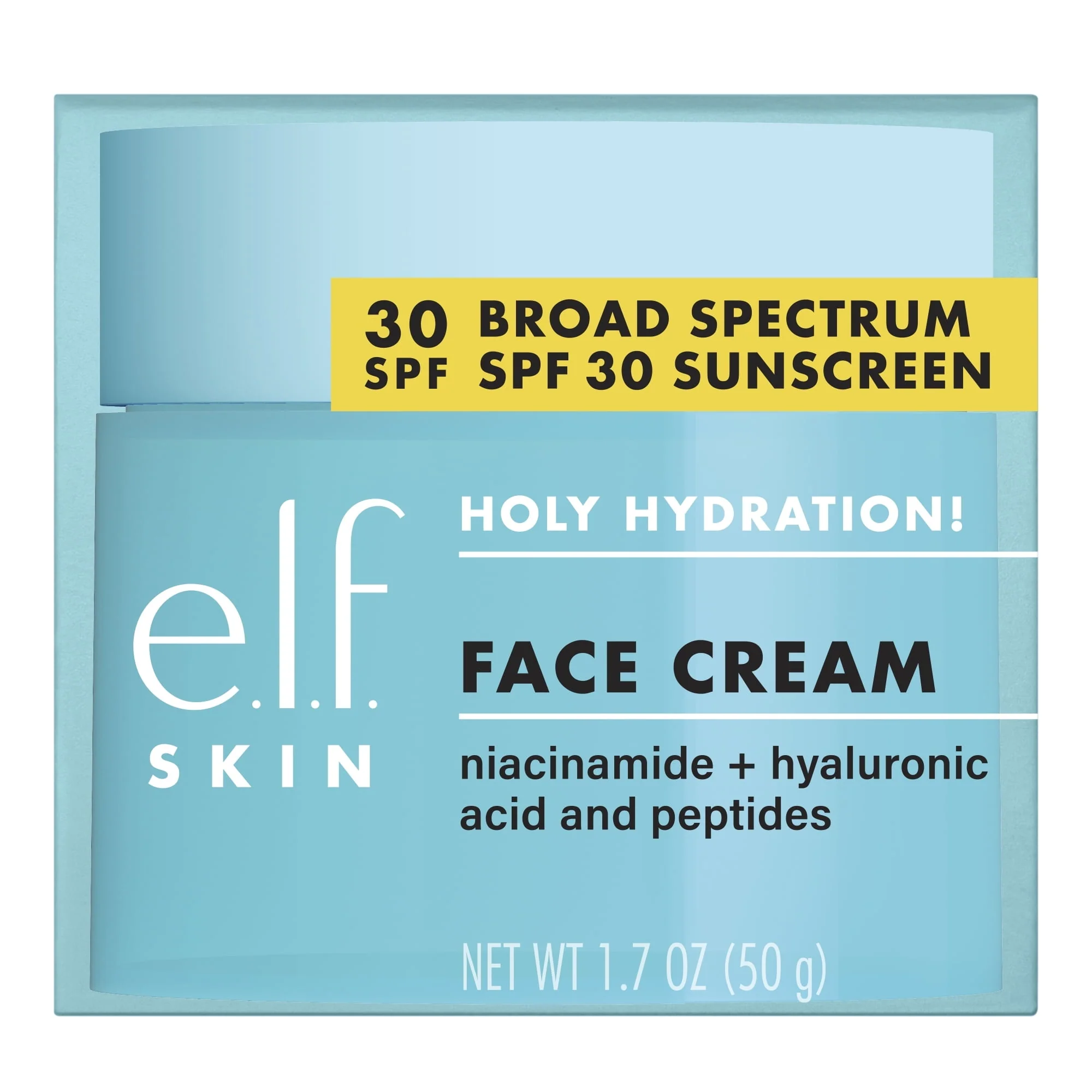 e.l.f. SKIN Holy Hydration! Face Cream Broad Spectrum SPF 30 Sunscreen, 1.7oz - Image 5