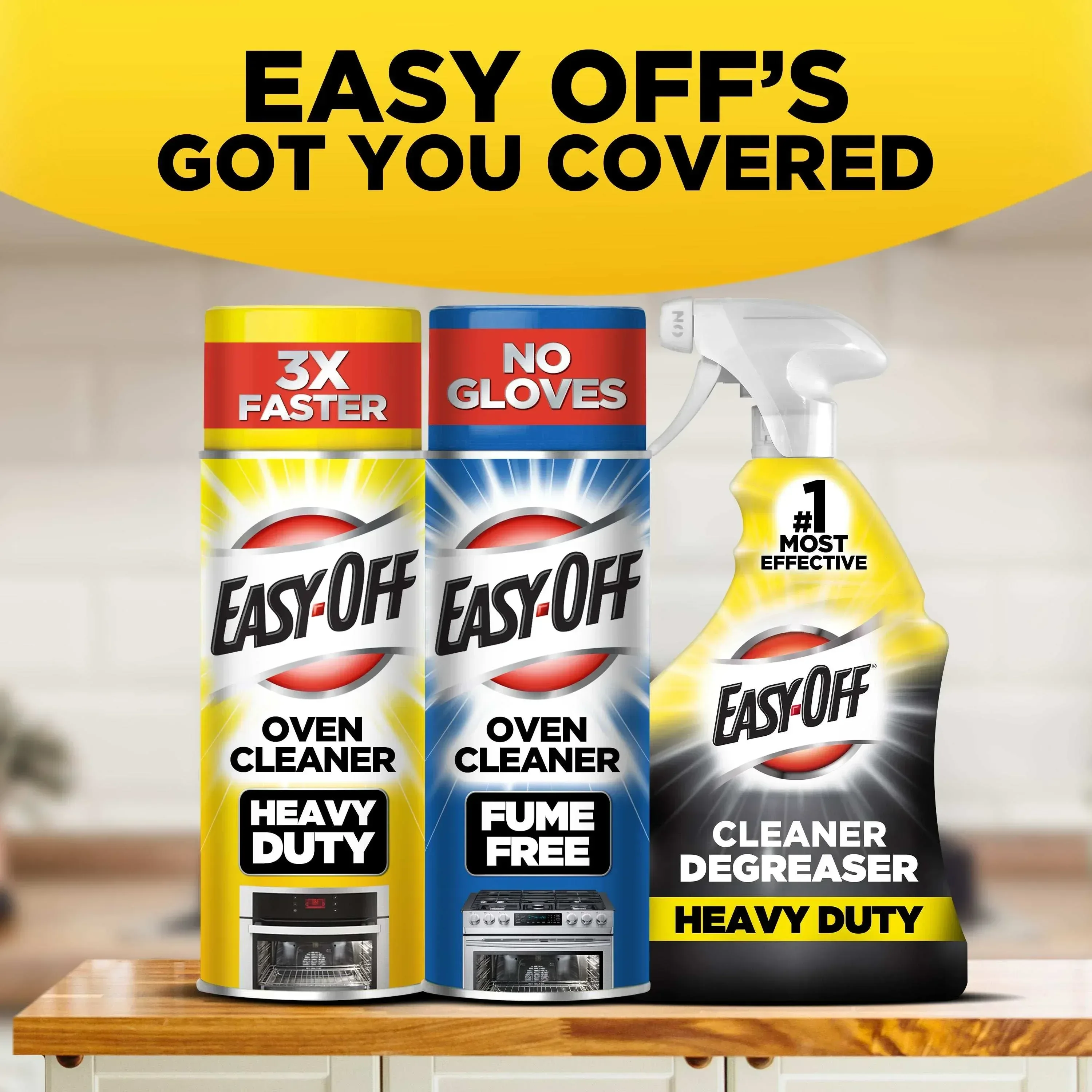 Easy-Off Heavy Duty Oven Cleaner and Degreaser Foam Spray, 14.5oz - Image 6