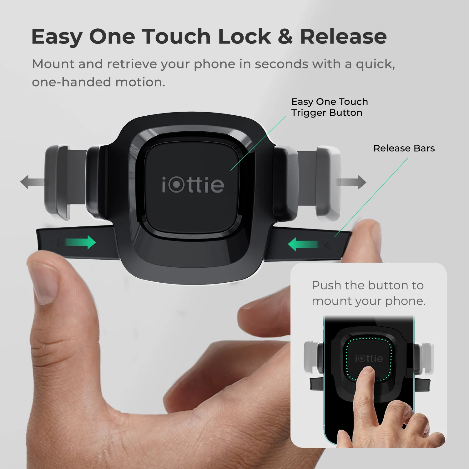 Easy One Touch Mini Pro Dashboard & Windshield Mount - Image 3