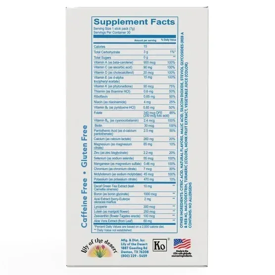 EcoDrink Complete Multivitamin Drink Mix, 30 Packets - Image 2