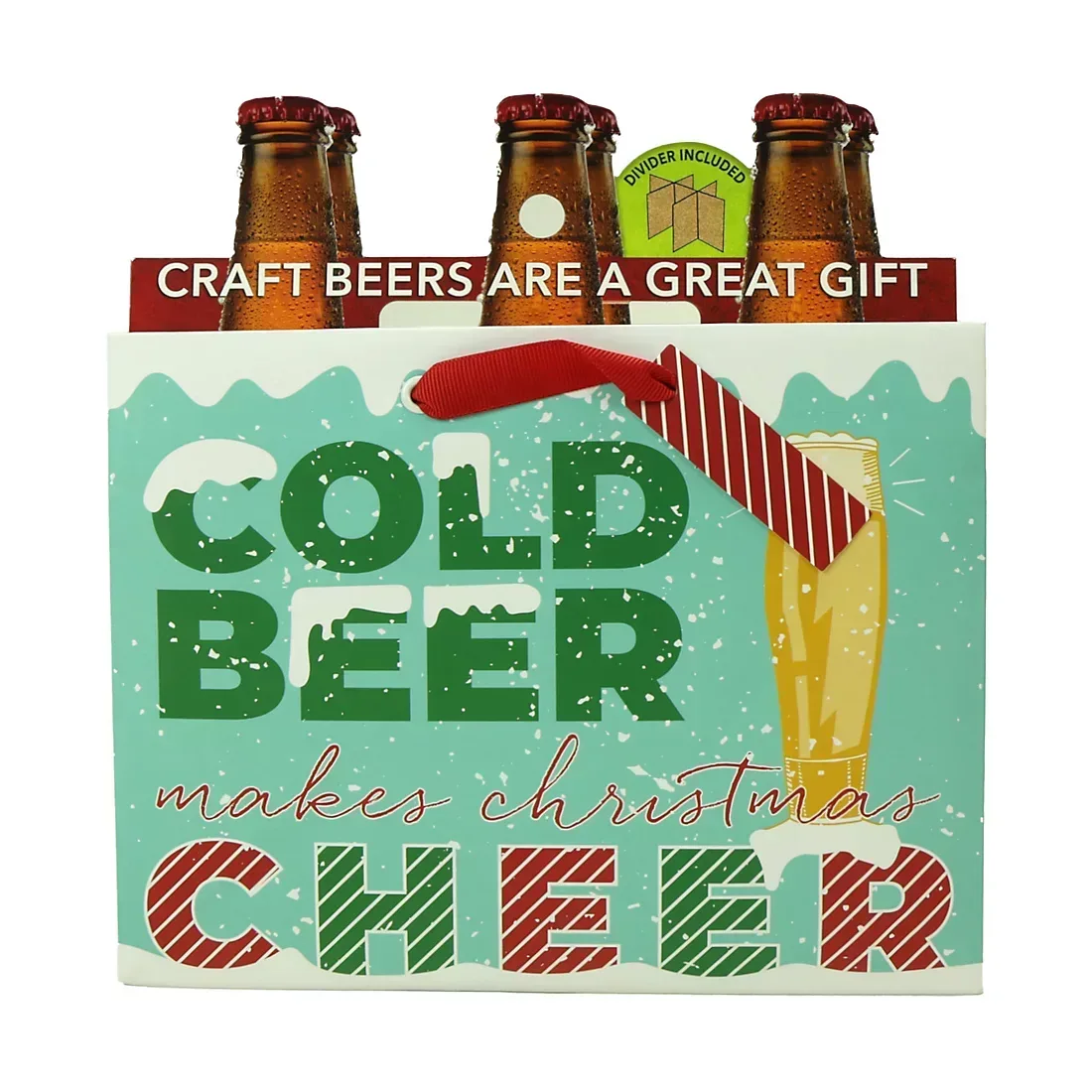 EDG Beer Bottle Heavyweight Assorted Gift Bags, 6 ct. - Image 3