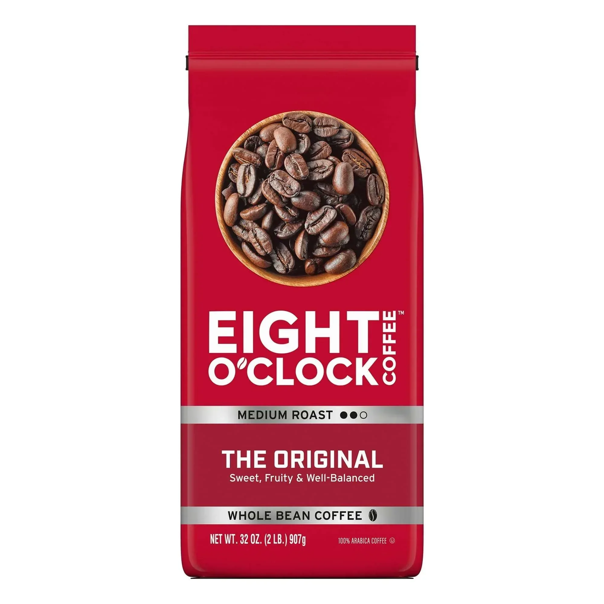 Eight O'Clock Coffee Medium Roast Whole Bean 100% Colombian Peaks Coffee 30 oz - Image 8