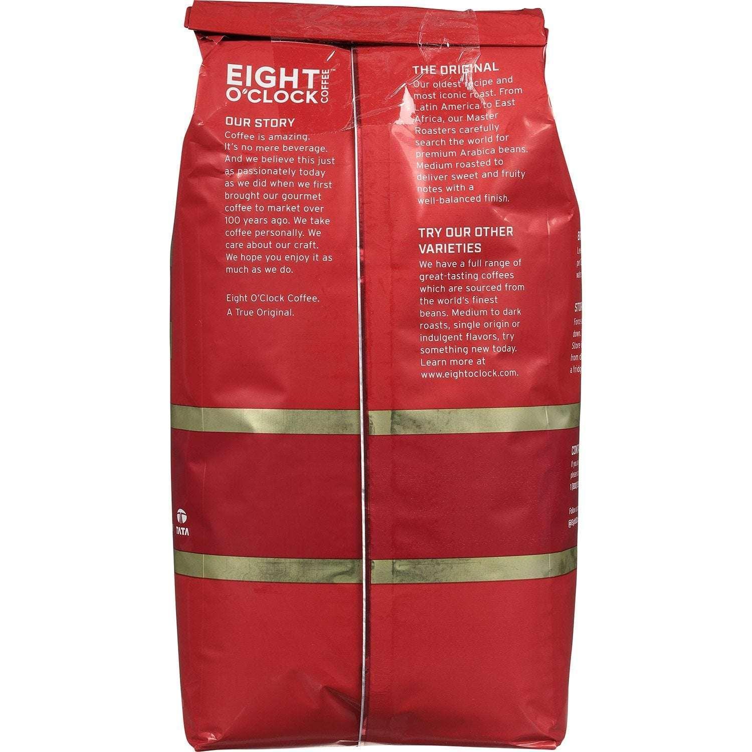 Eight O'Clock Medium-Dark Roast Ground Coffee, The Original, 40 oz. - Image 2