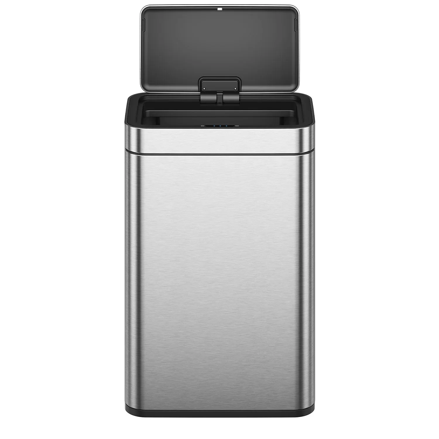 EKO Matte Stainless Steel Motion Sensor Kitchen Trash Can 13.2 Gallon - Image 3