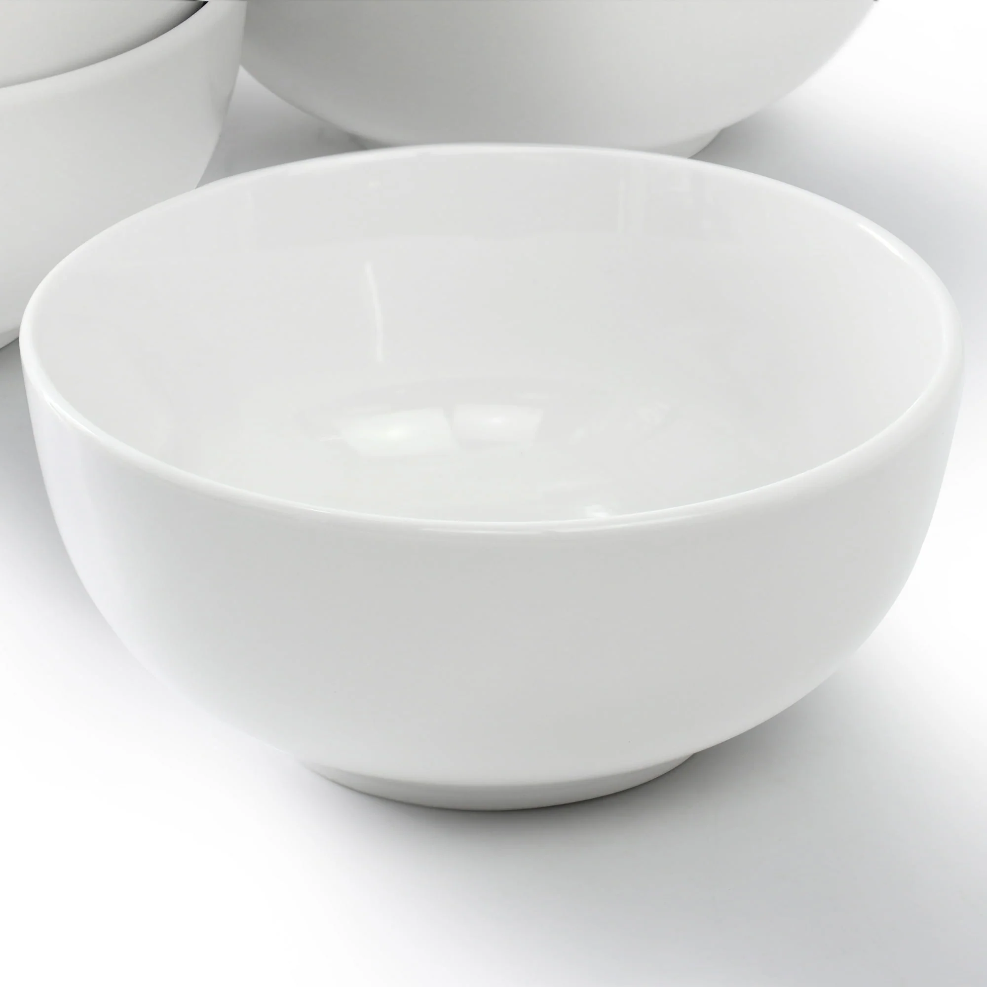 Elama Professional Kitchen 12 Piece Porcelain Bowl Set in White - Image 5