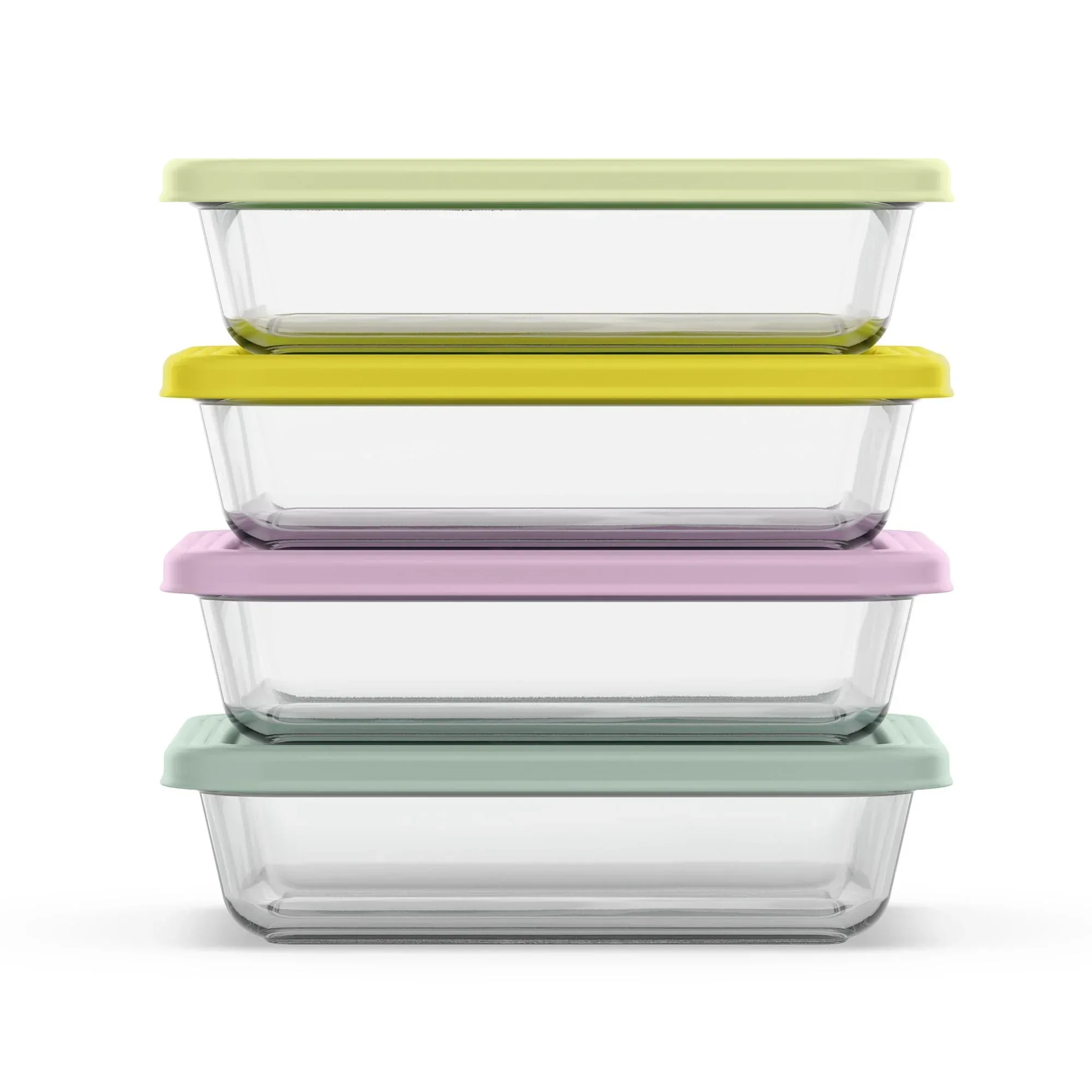 Ello Everyday 4.5 Cup 8PC Glass Meal Prep Set