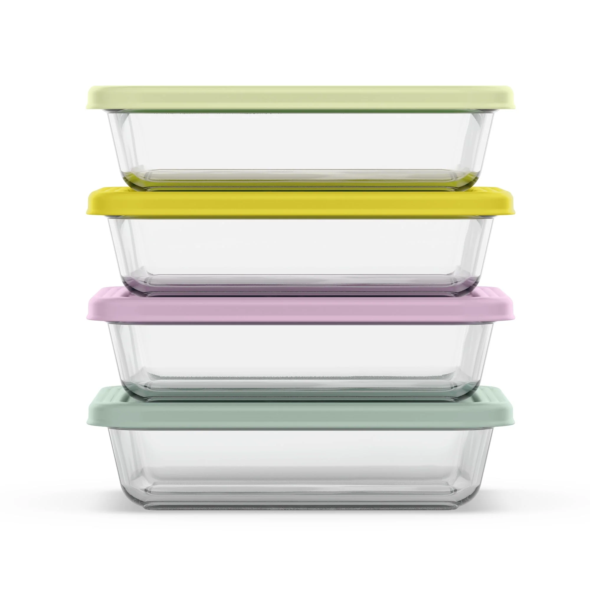 Ello Everyday 4.5 Cup 8PC Glass Meal Prep Set