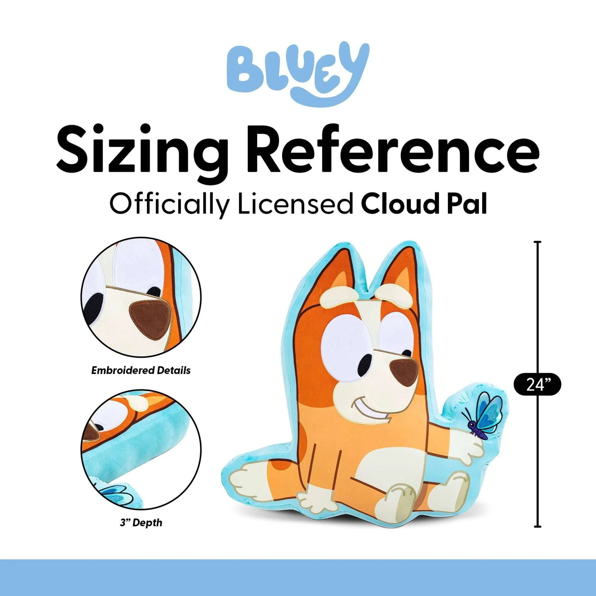 Embellished 24" Licensed Character Cloud Pillow - Image 10