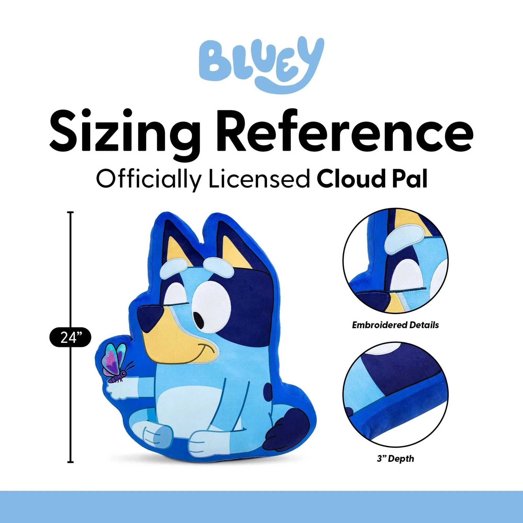 Embellished 24" Licensed Character Cloud Pillow - Image 15