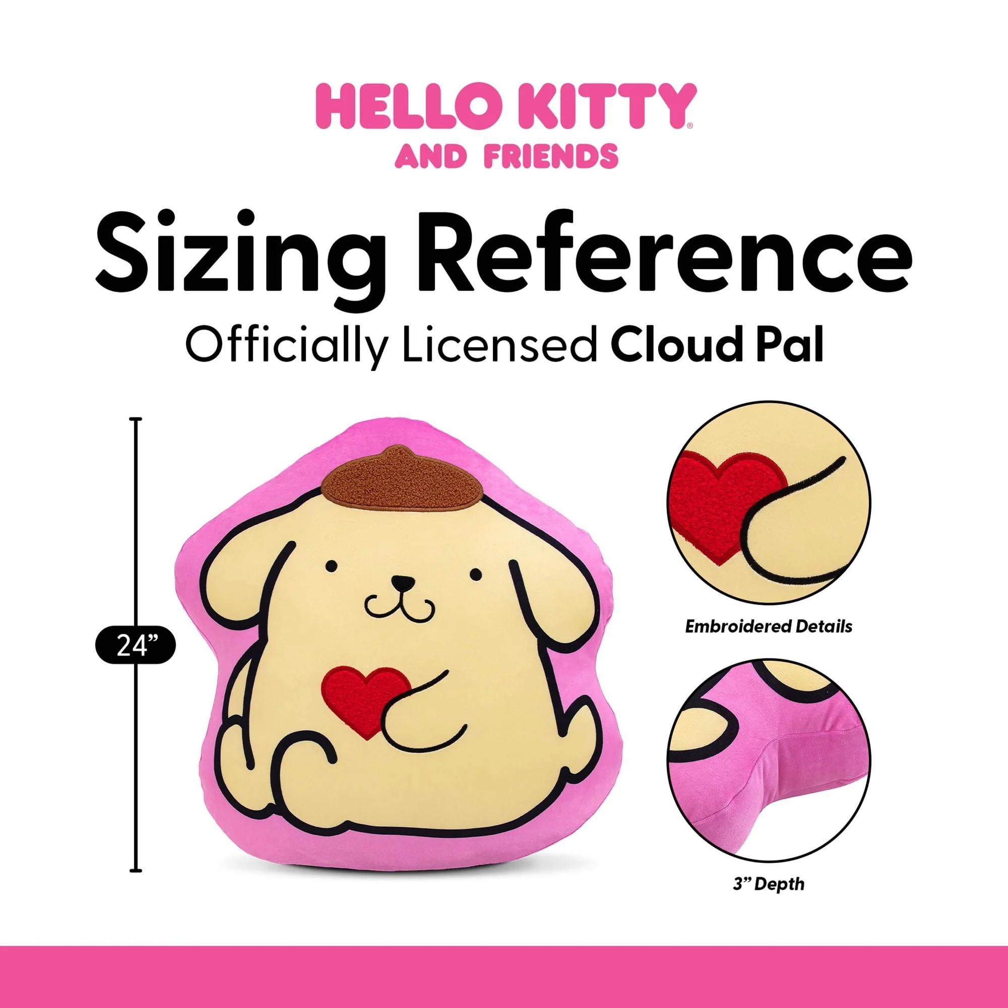 Embellished 24" Licensed Character Cloud Pillow - Image 21