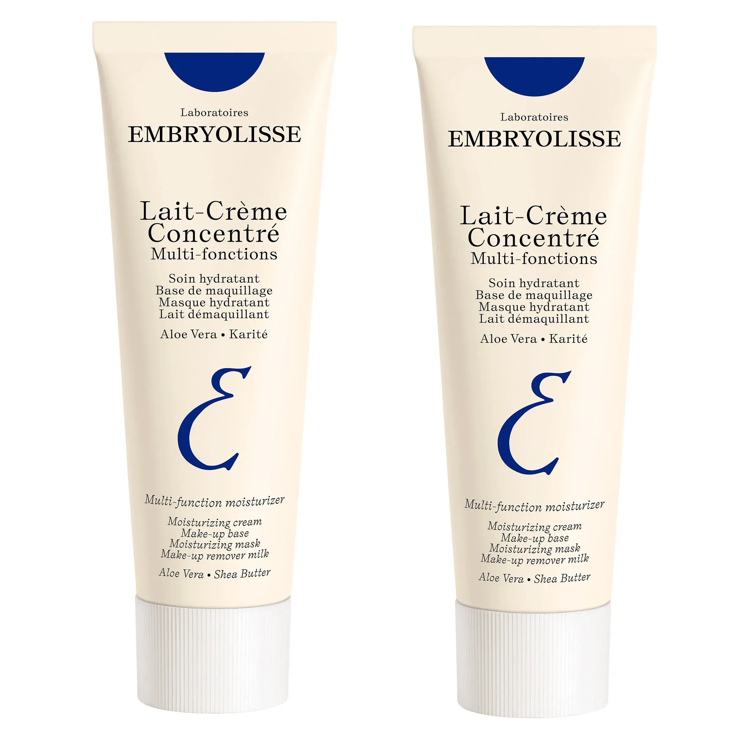 Embryolisse Lait-Creme Concentre Daily Face and Body Cream, 2.54 fl oz, 2-pack
