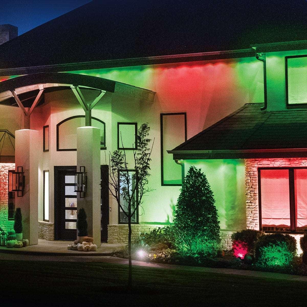 Enbrighten 100ft Permanent Outdoor Wi-Fi Eternity Eave Lights - Image 3