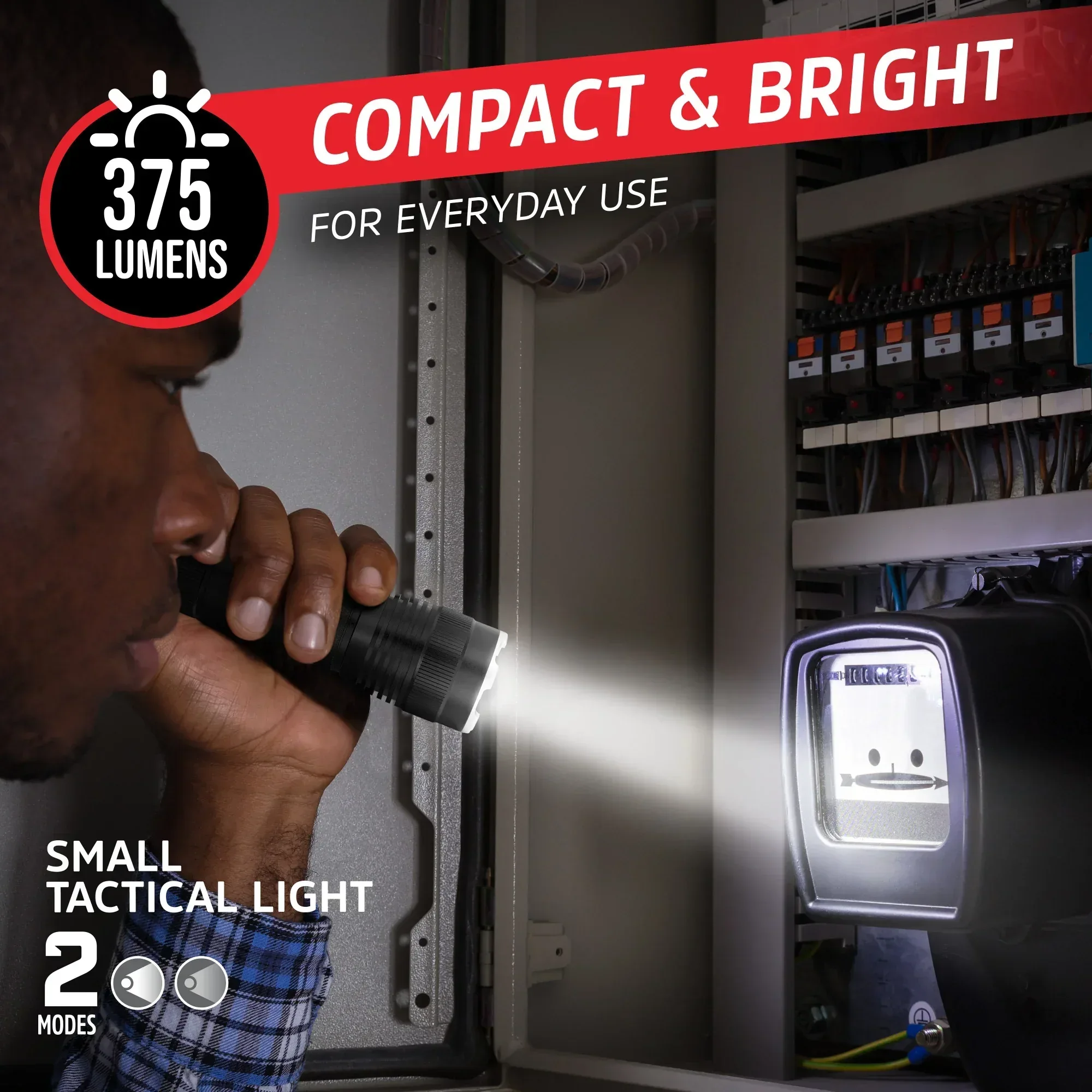 Energizer Flashlight Combo Pack, High Powered 1,000 Lumen Metal Torch Light and Bright 300 Lumen Mini Tactical EDC Flashlight, for Emergency, Camping, Running and Hunting, Batteries Included - Image 3