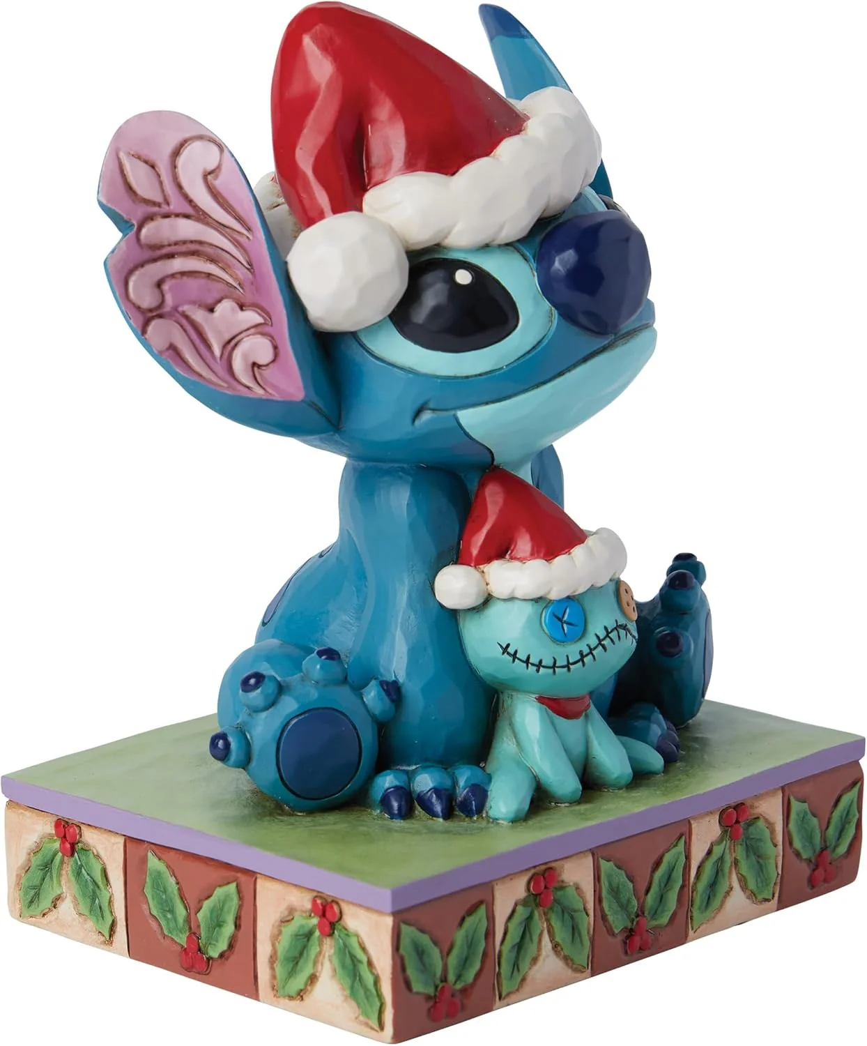 Enesco Disney Traditions Collection by Jim Shore Lilo and Stitch Santa with Scrump Figurine- Stone Resin Hand Painted Crafted Collectible Stitch Christmas Disney Figurines Home Decor Statue, 5.5 Inch - Image 5