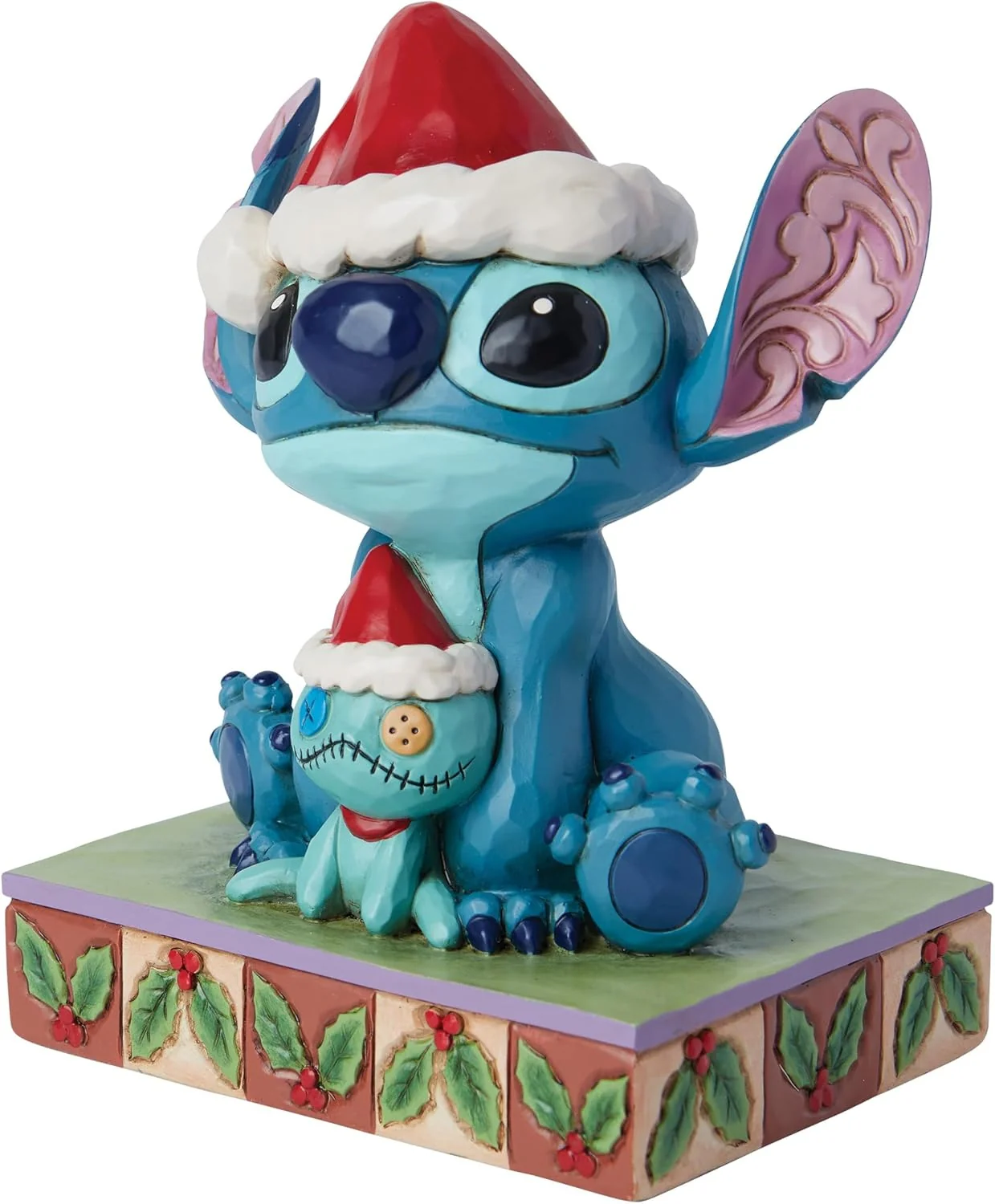Enesco Disney Traditions Collection by Jim Shore Lilo and Stitch Santa with Scrump Figurine- Stone Resin Hand Painted Crafted Collectible Stitch Christmas Disney Figurines Home Decor Statue, 5.5 Inch - Image 6