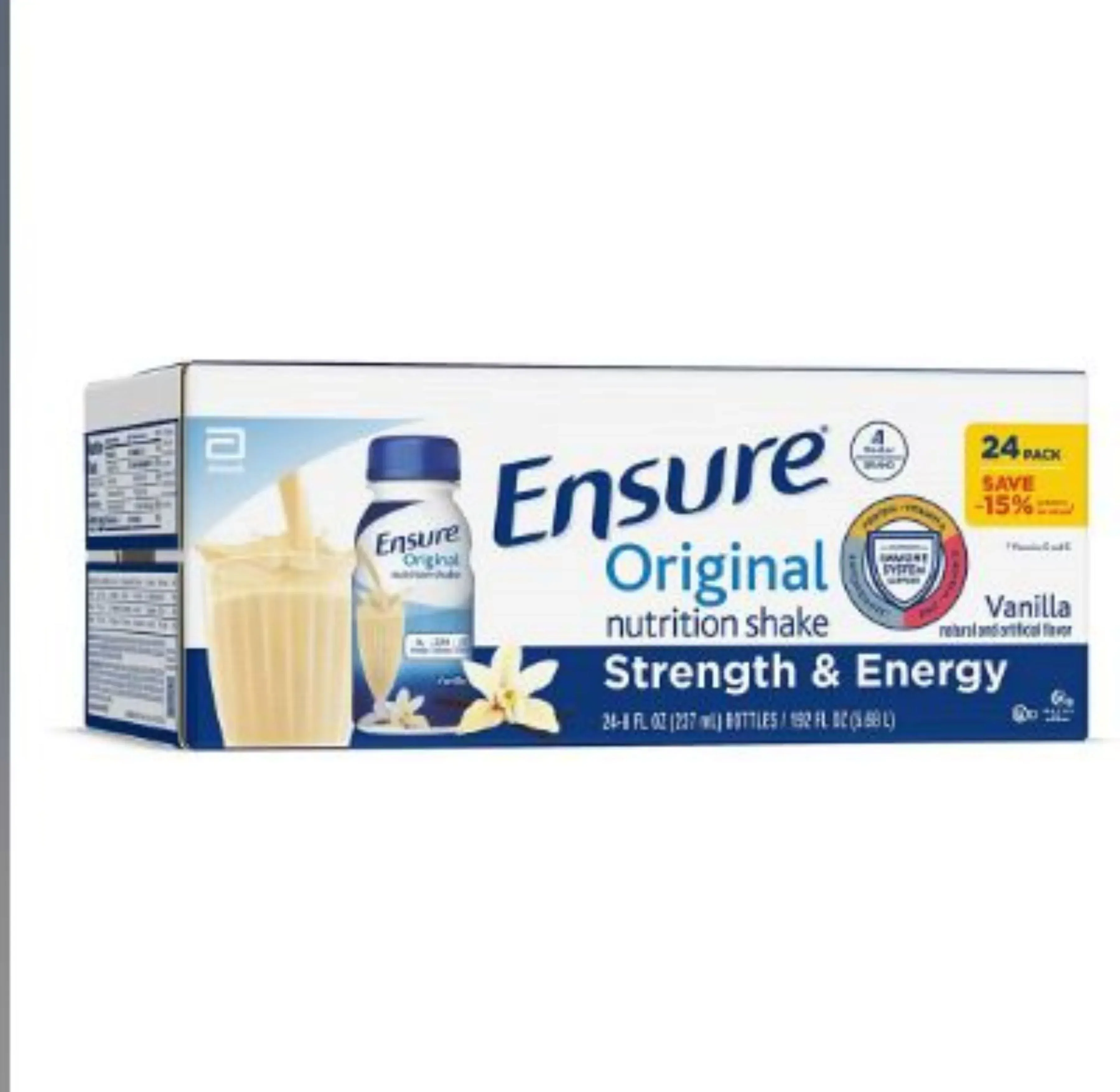 Ensure Original Vanilla Nutrition Shake, 9g Protein, 24 pk./8 fl. oz.
