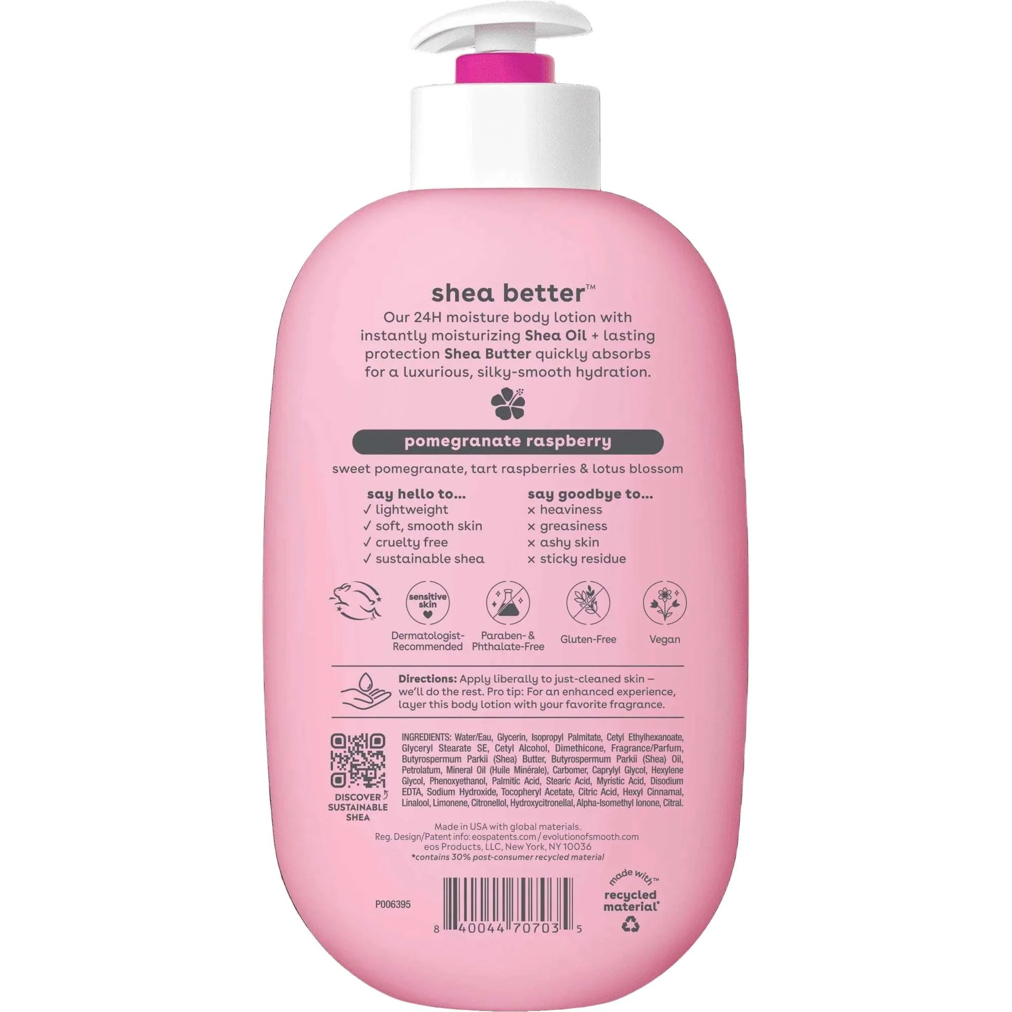 eos Shea Better Body Lotion - Pomegranate Raspberry, for Dry Skin, 16 fl oz - Image 11