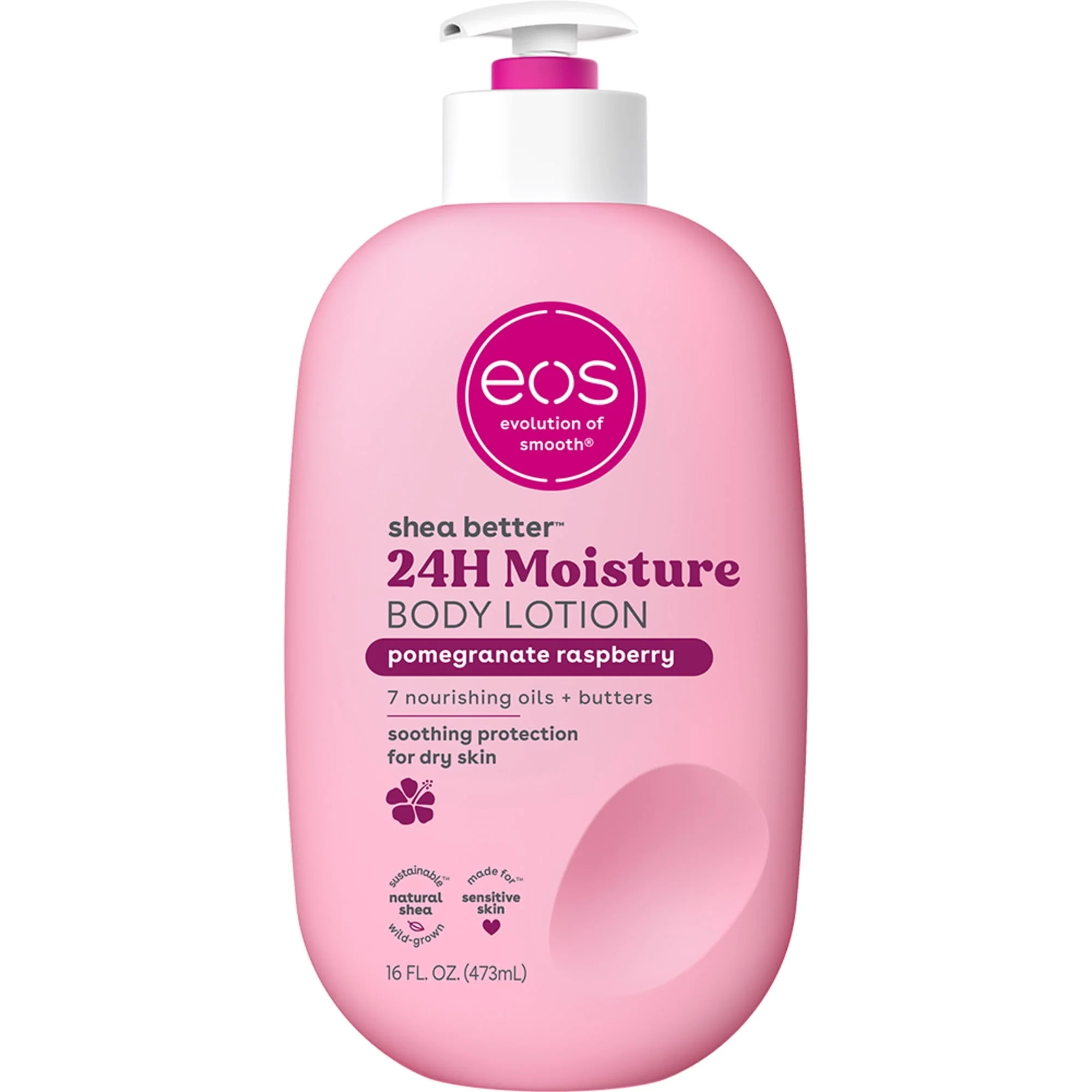 eos Shea Better Body Lotion - Pomegranate Raspberry, for Dry Skin, 16 fl oz - Image 13