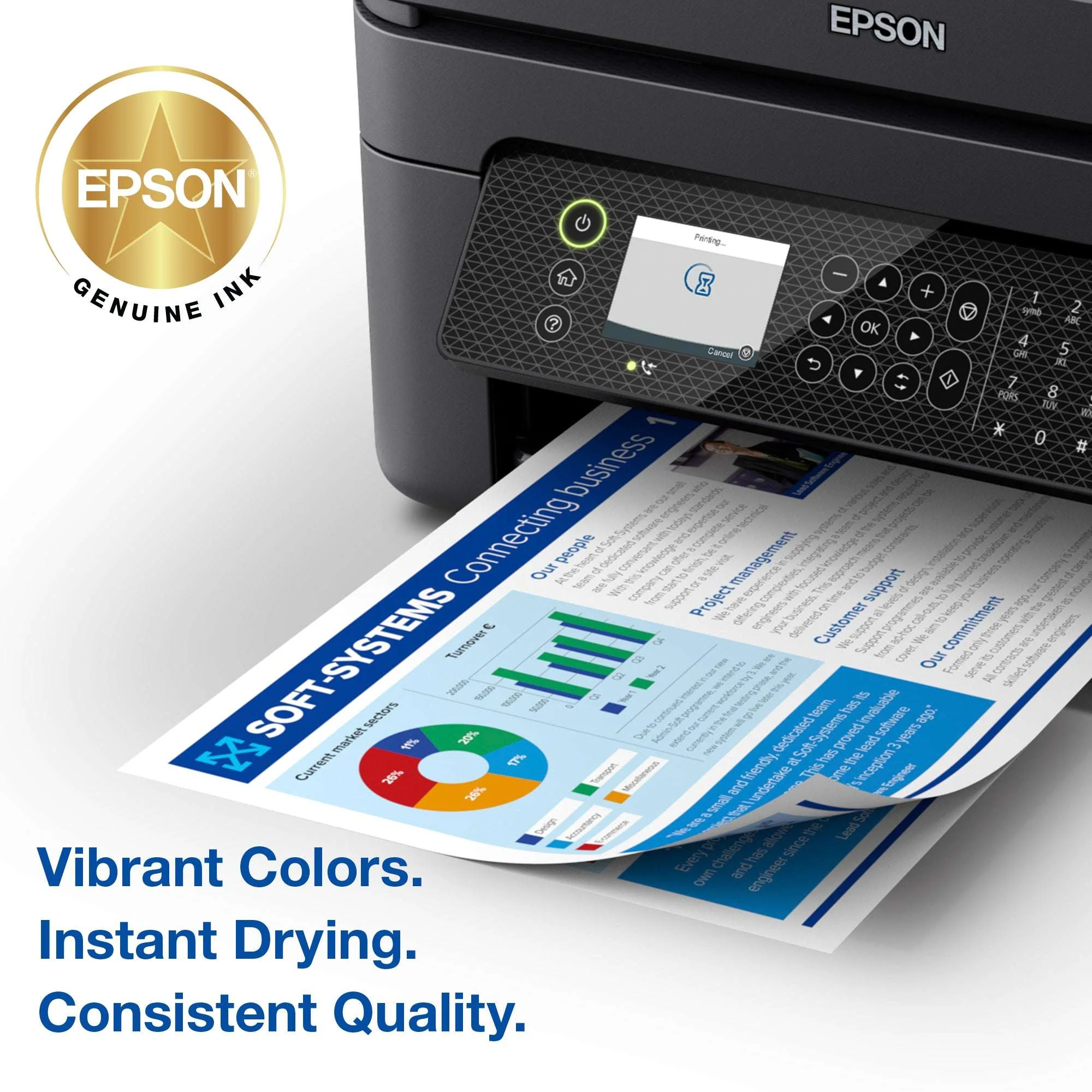 EPSON 232 Claria Ink High Capacity Black & Standard Color Cartridge Combo Pack (T232XL-BCS) Works with WorkForce WF-2930, WF-2950, Expression XP-4200, XP-4205 - Image 4